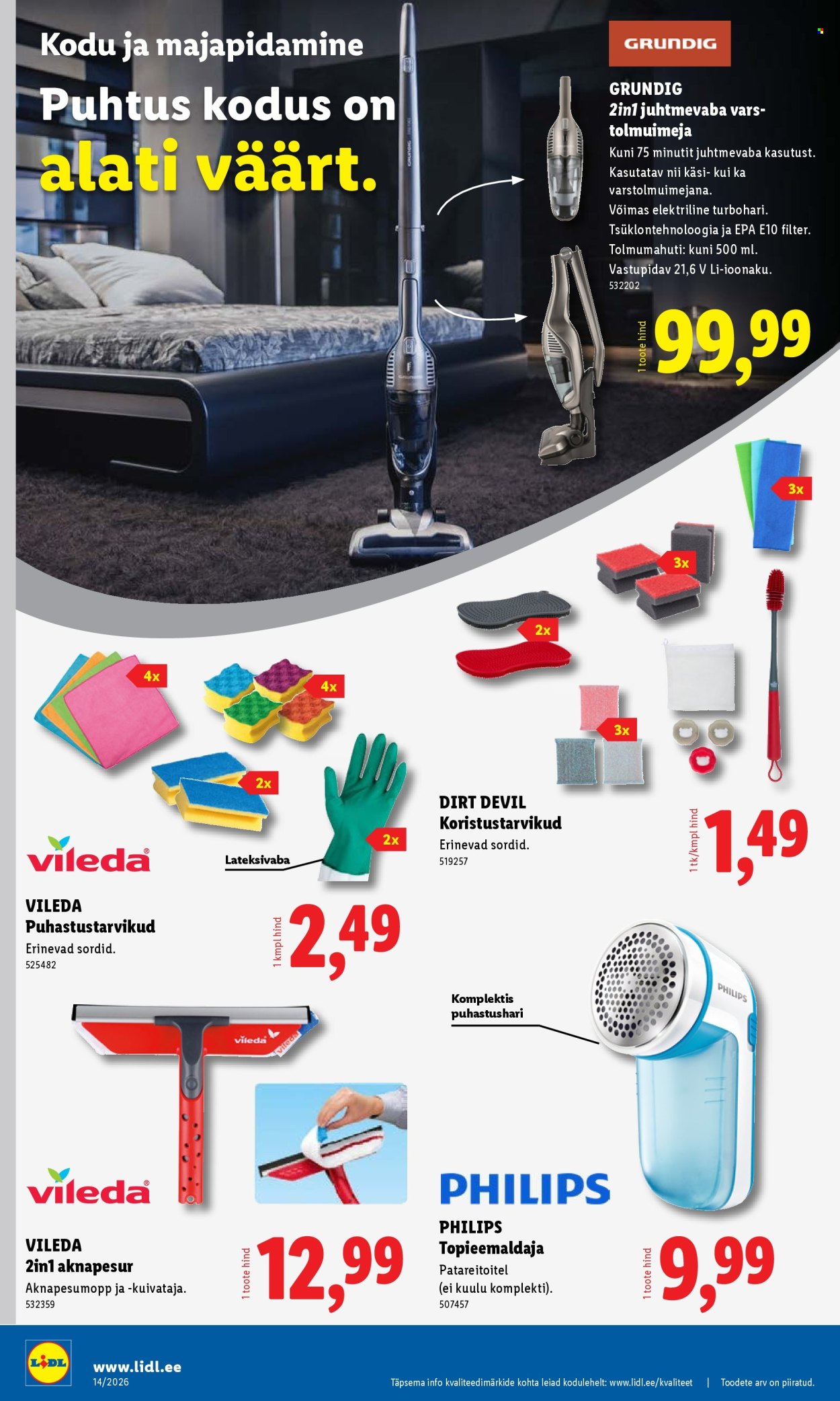 Lidl kliendileht - Tööstuskaupade pakkumised (30.03 - 5.04.2026)