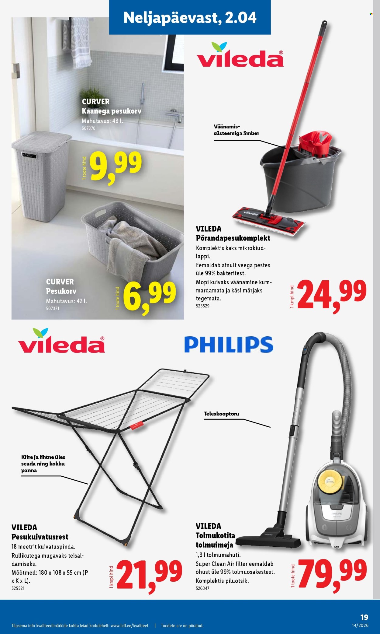 Lidl kliendileht - Tööstuskaupade pakkumised (30.03 - 5.04.2026)