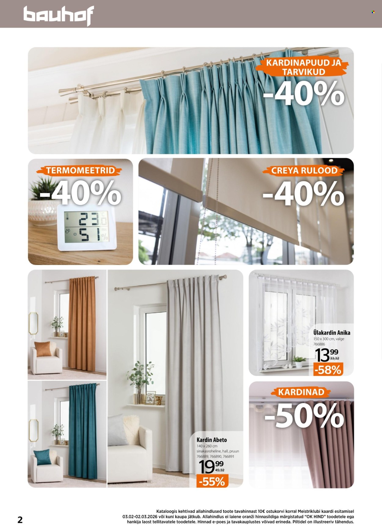 Bauhof kliendileht (3.02 - 2.03.2026)