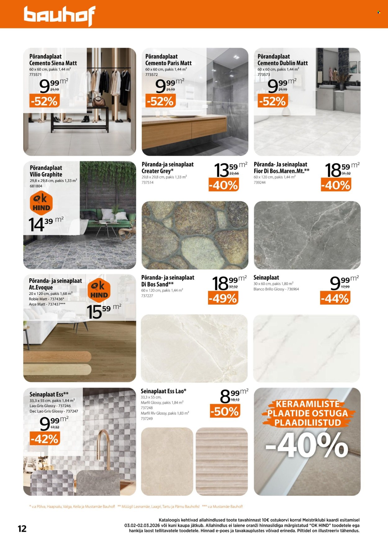 Bauhof kliendileht (3.02 - 2.03.2026)