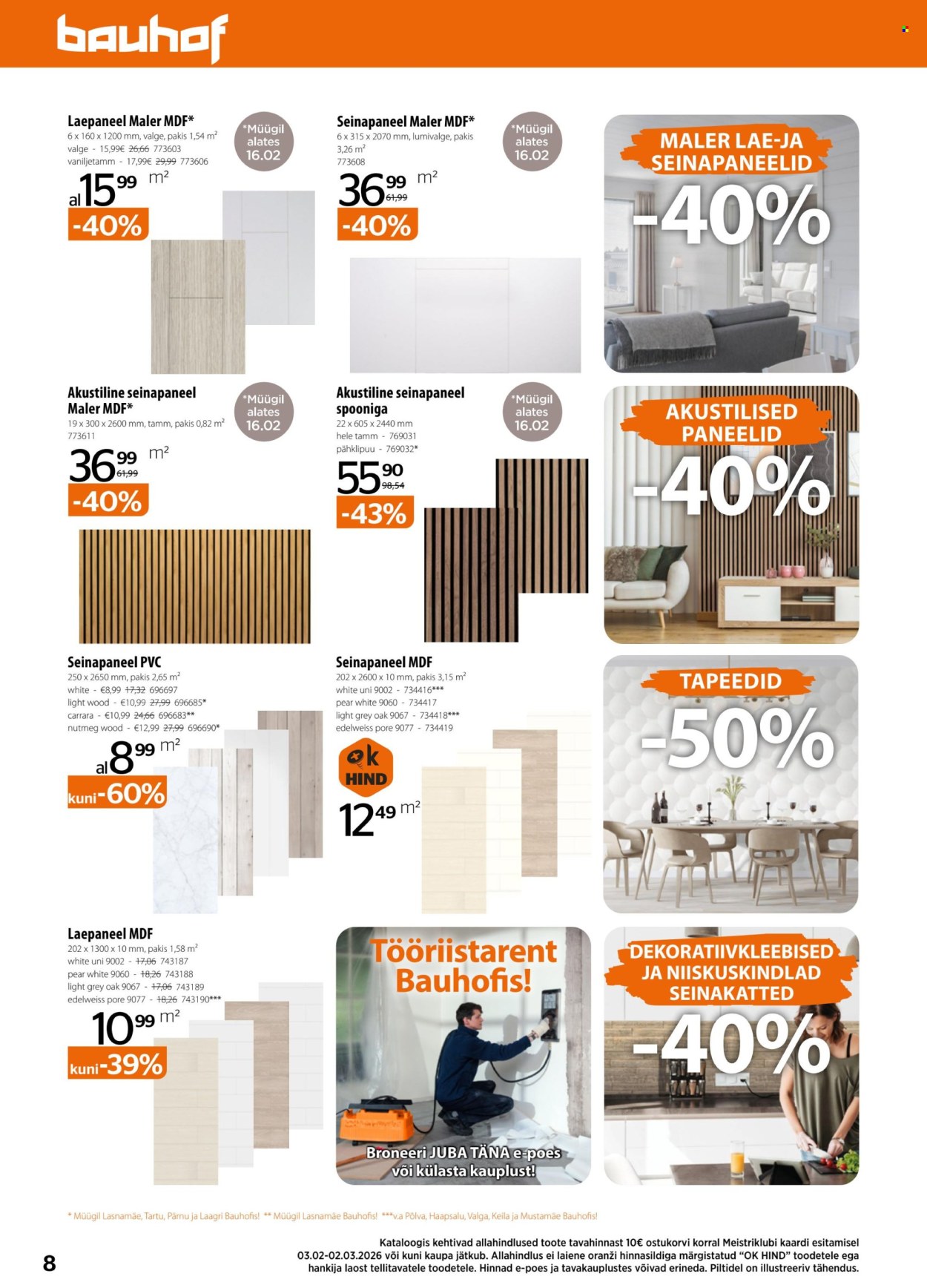 Bauhof kliendileht (3.02 - 2.03.2026)