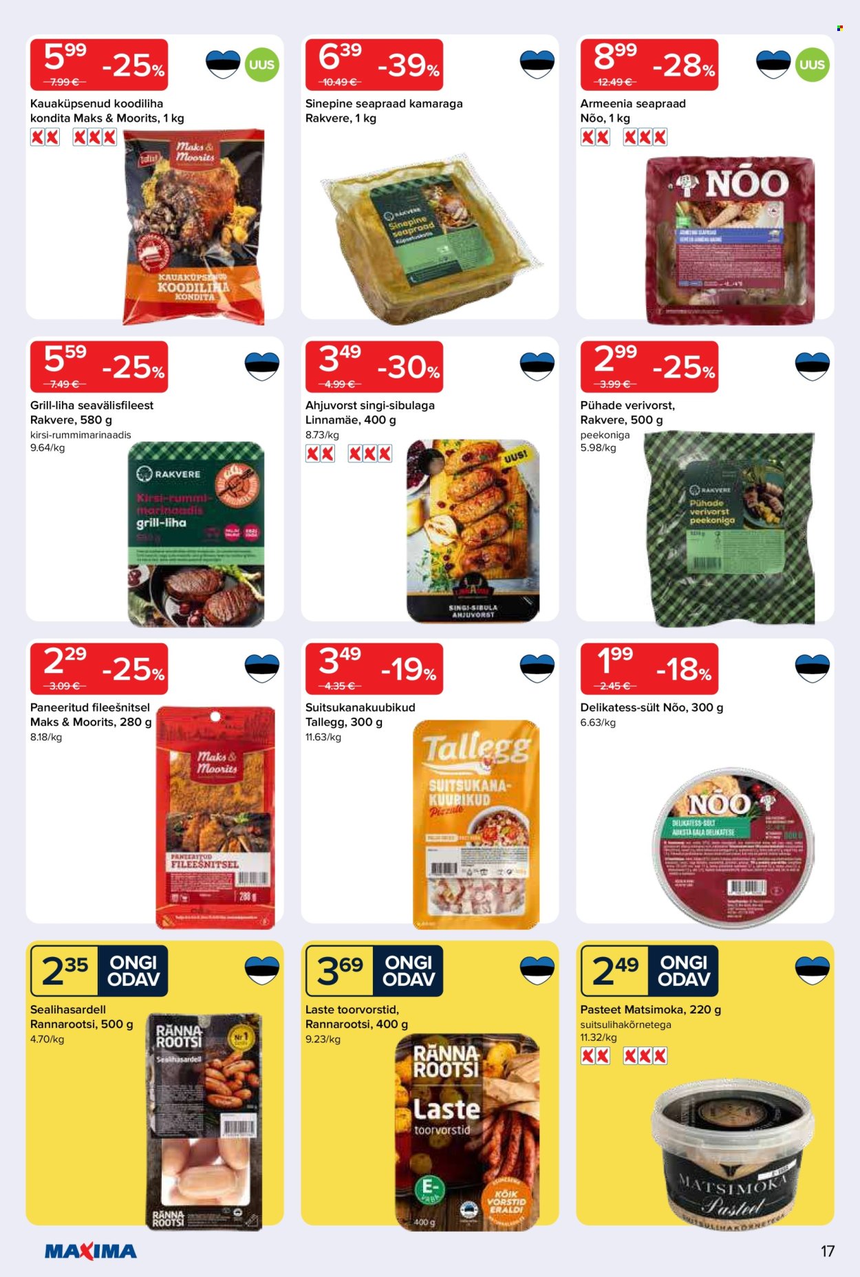 Maxima kliendileht - Maxima kliendileht nr. 1 (30.12.2025 - 5.01.2026)