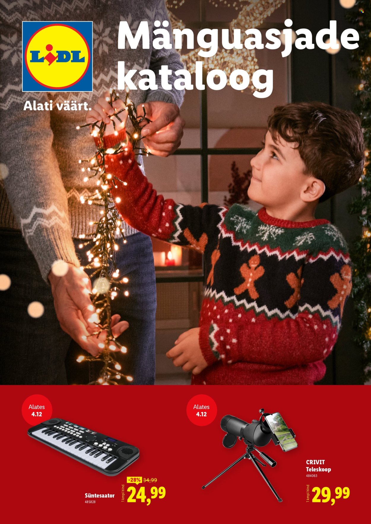 Lidl kliendileht - Mänguasjade kataloog