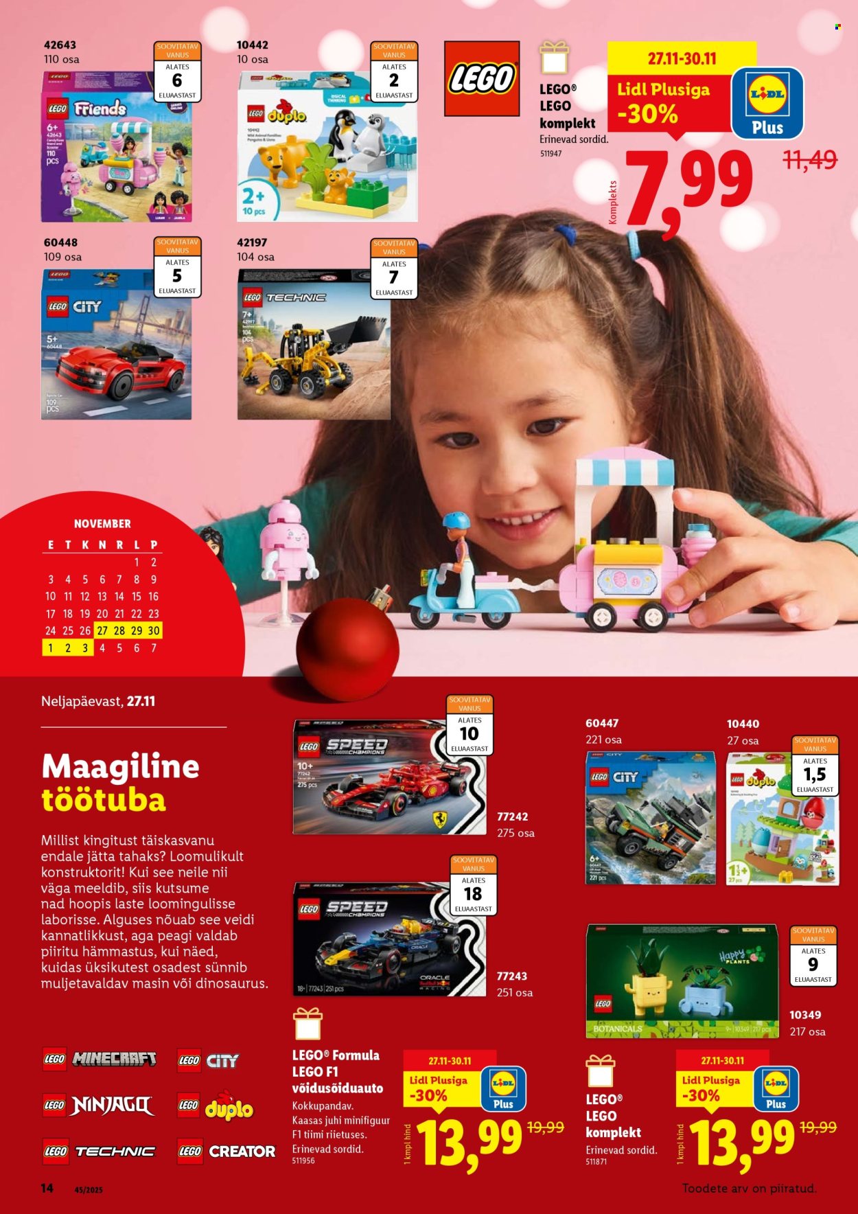 Lidl kliendileht - Mänguasjade kataloog
