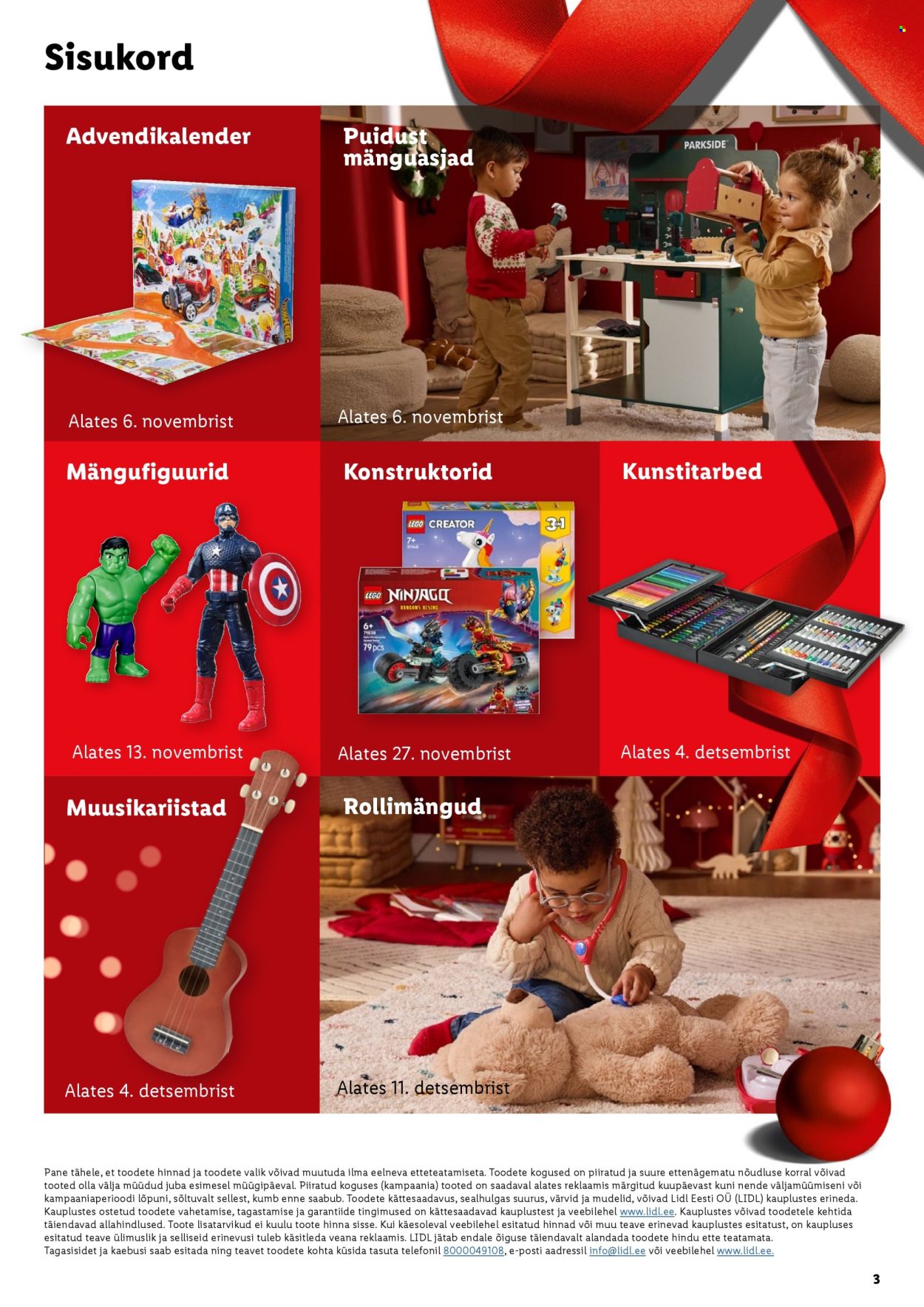 Lidl kliendileht - Mänguasjade kataloog