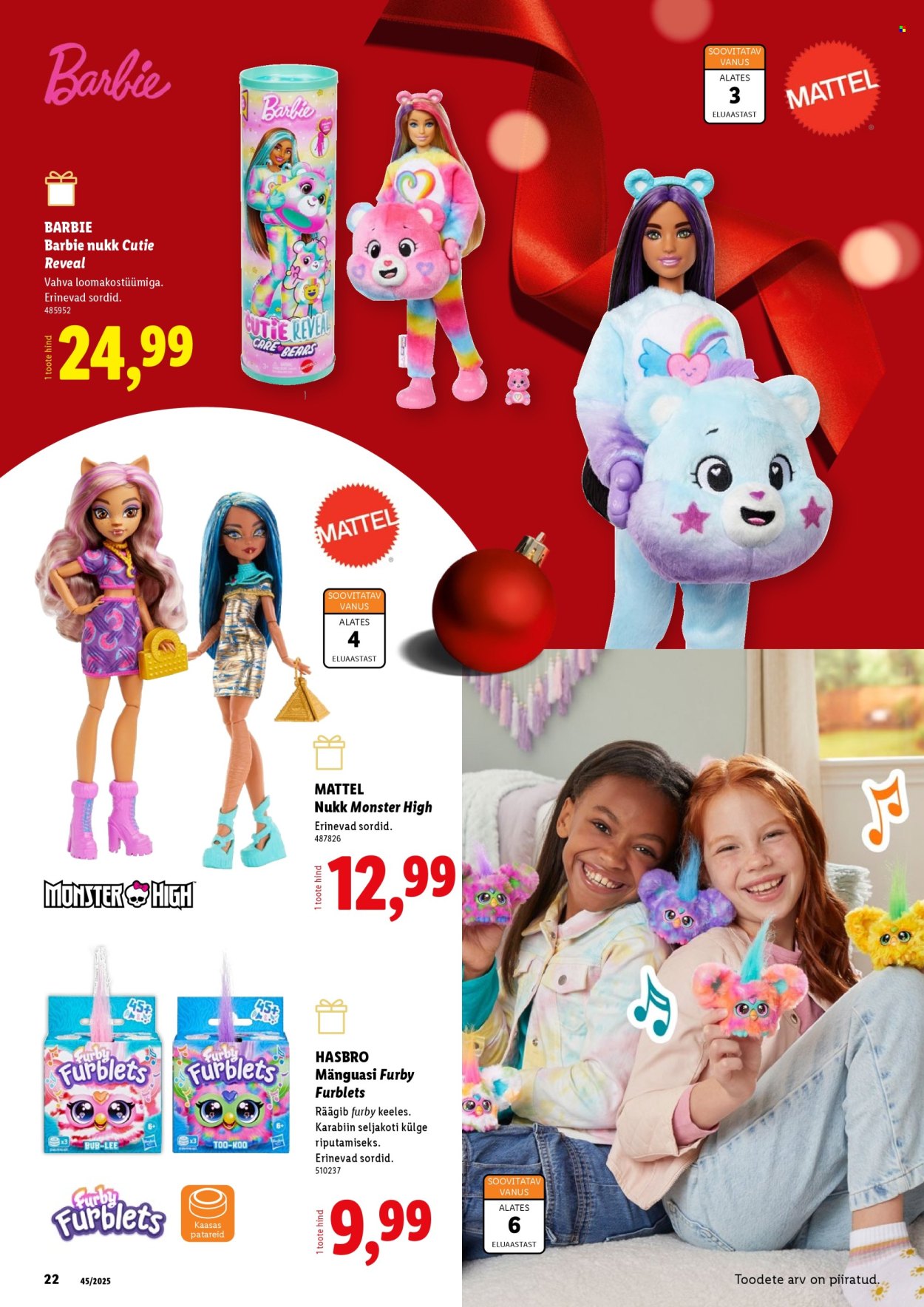 Lidl kliendileht - Mänguasjade kataloog