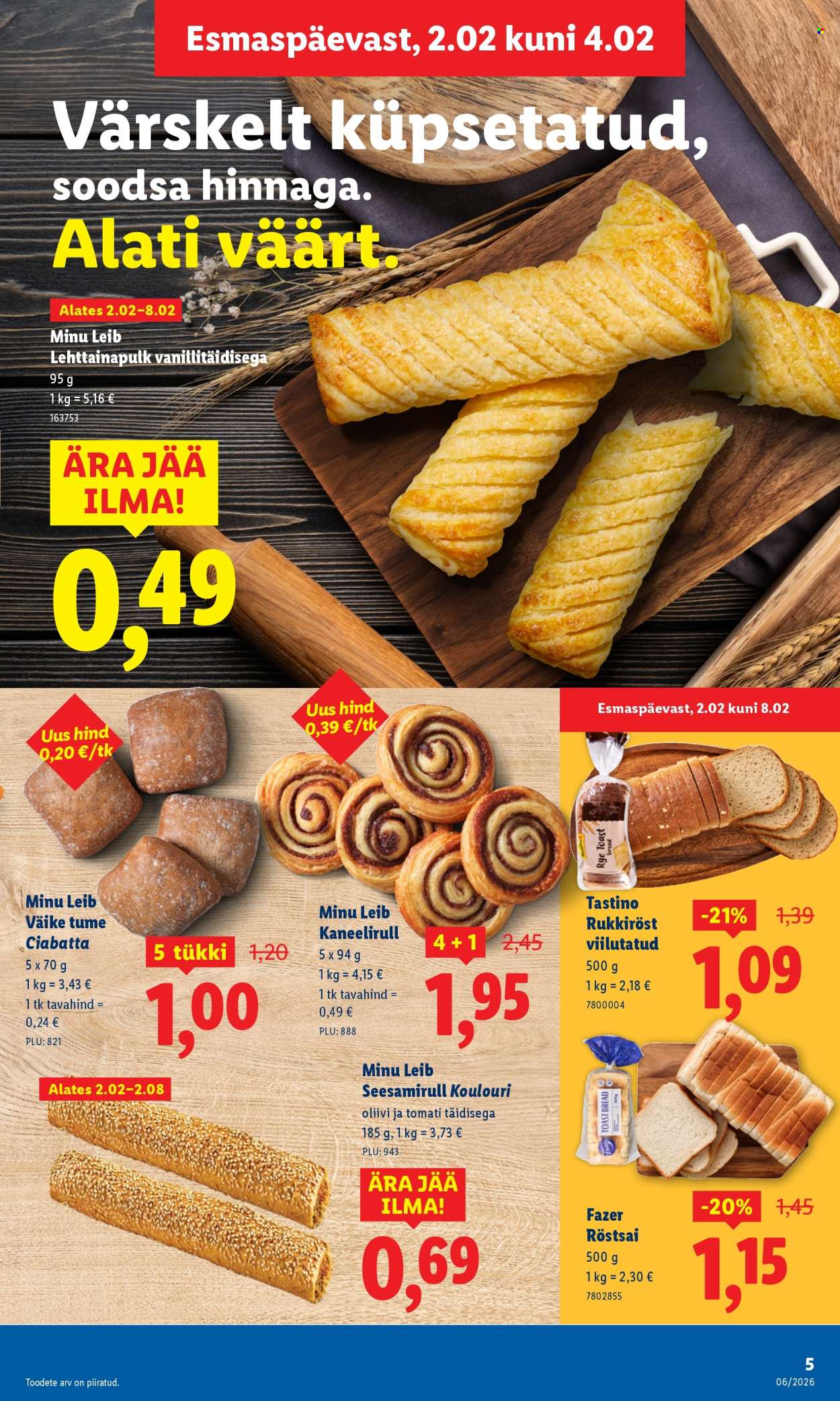 Lidl kliendileht - Kliendileht (2.02 - 8.02.2026)