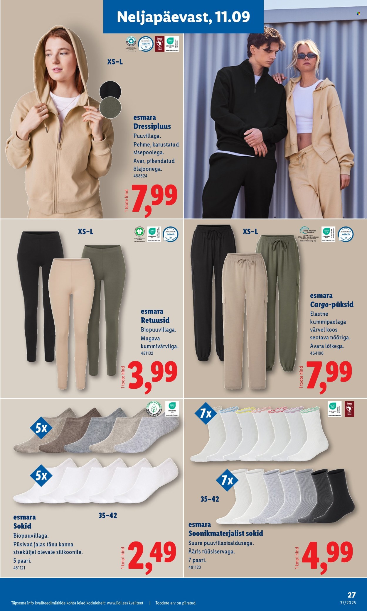 Lidl kliendileht - Tööstuskaupade pakkumised (8.09 - 14.09.2025)