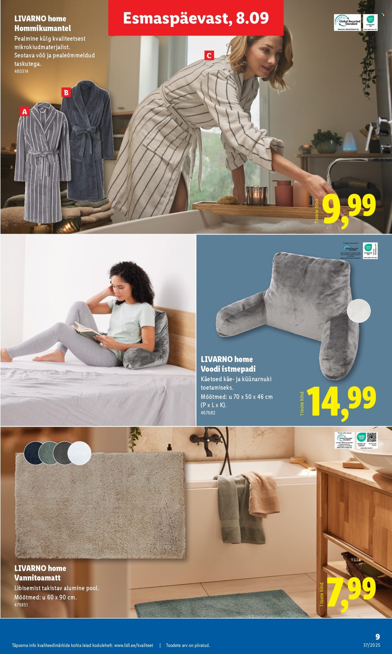 Lidl kliendileht - Tööstuskaupade pakkumised (8.09 - 14.09.2025)