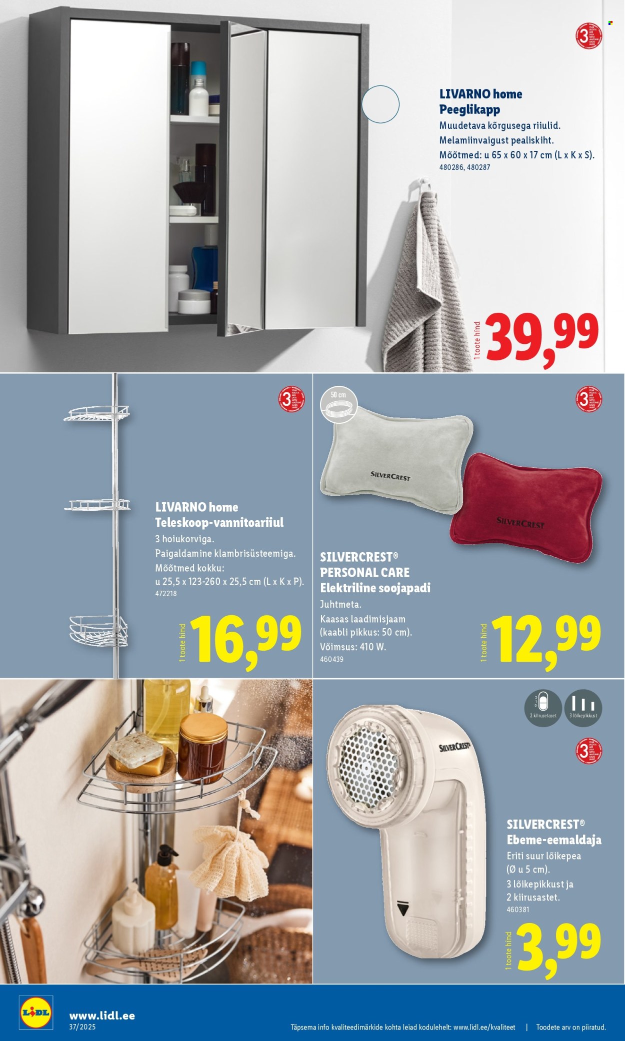 Lidl kliendileht - Tööstuskaupade pakkumised (8.09 - 14.09.2025)