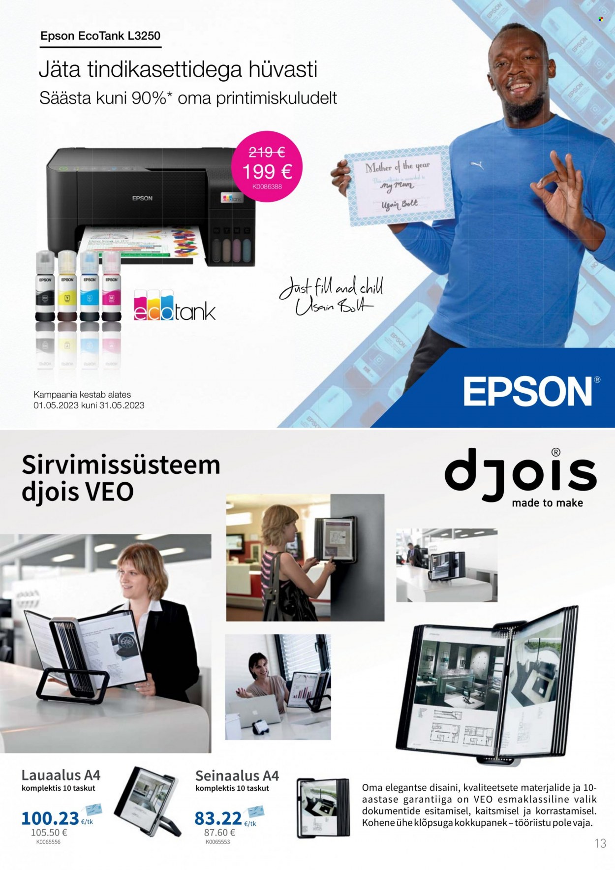 Büroomaailm kliendileht