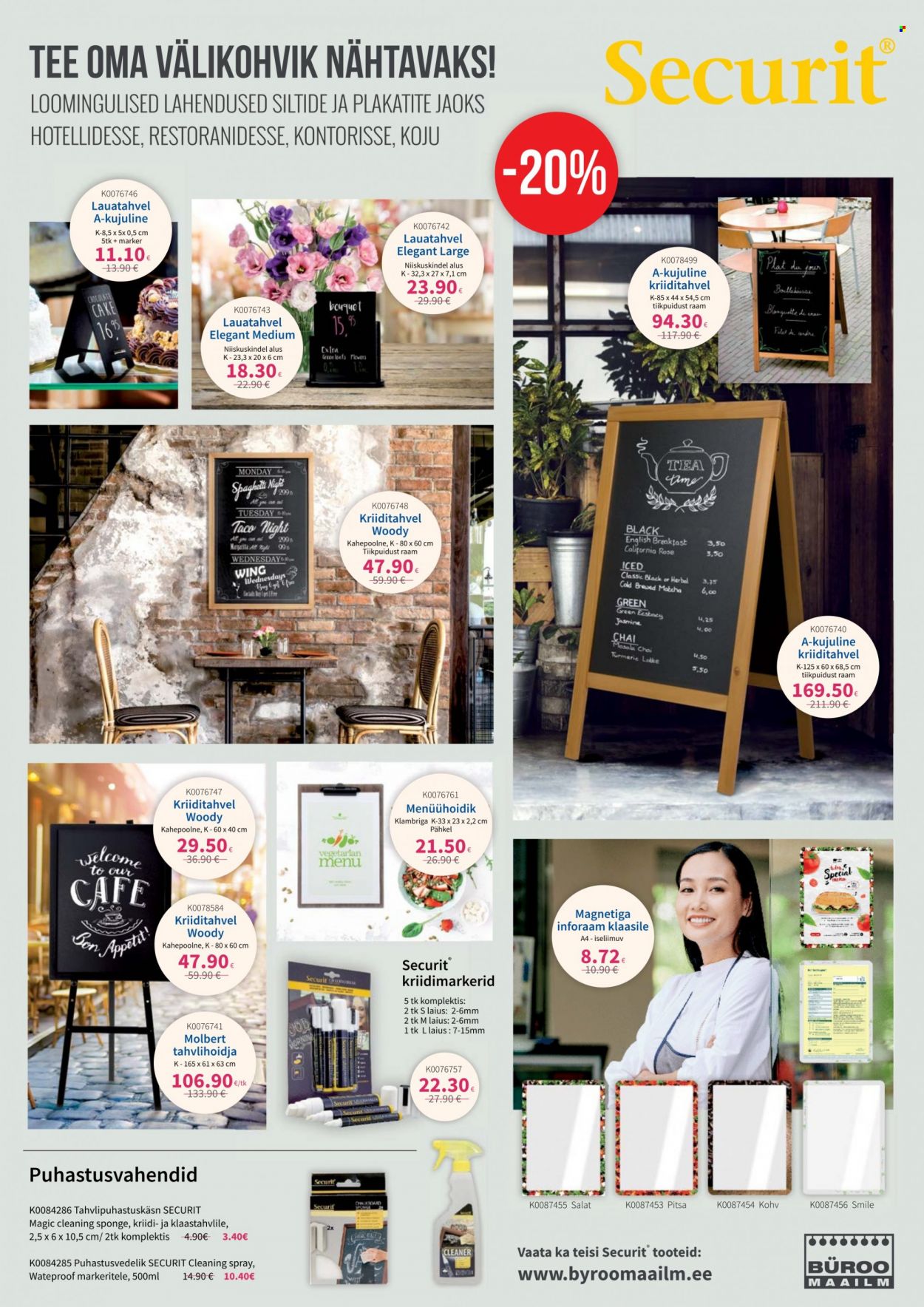 Büroomaailm kliendileht