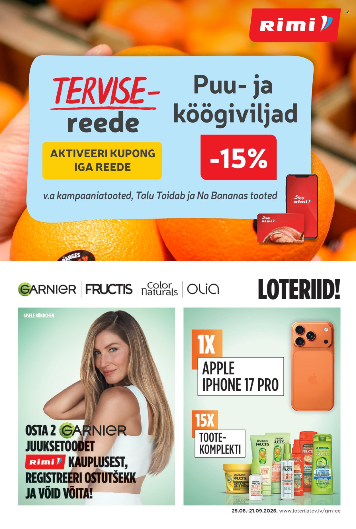 Rimi kliendileht (25.08 - 21.09.2026)
