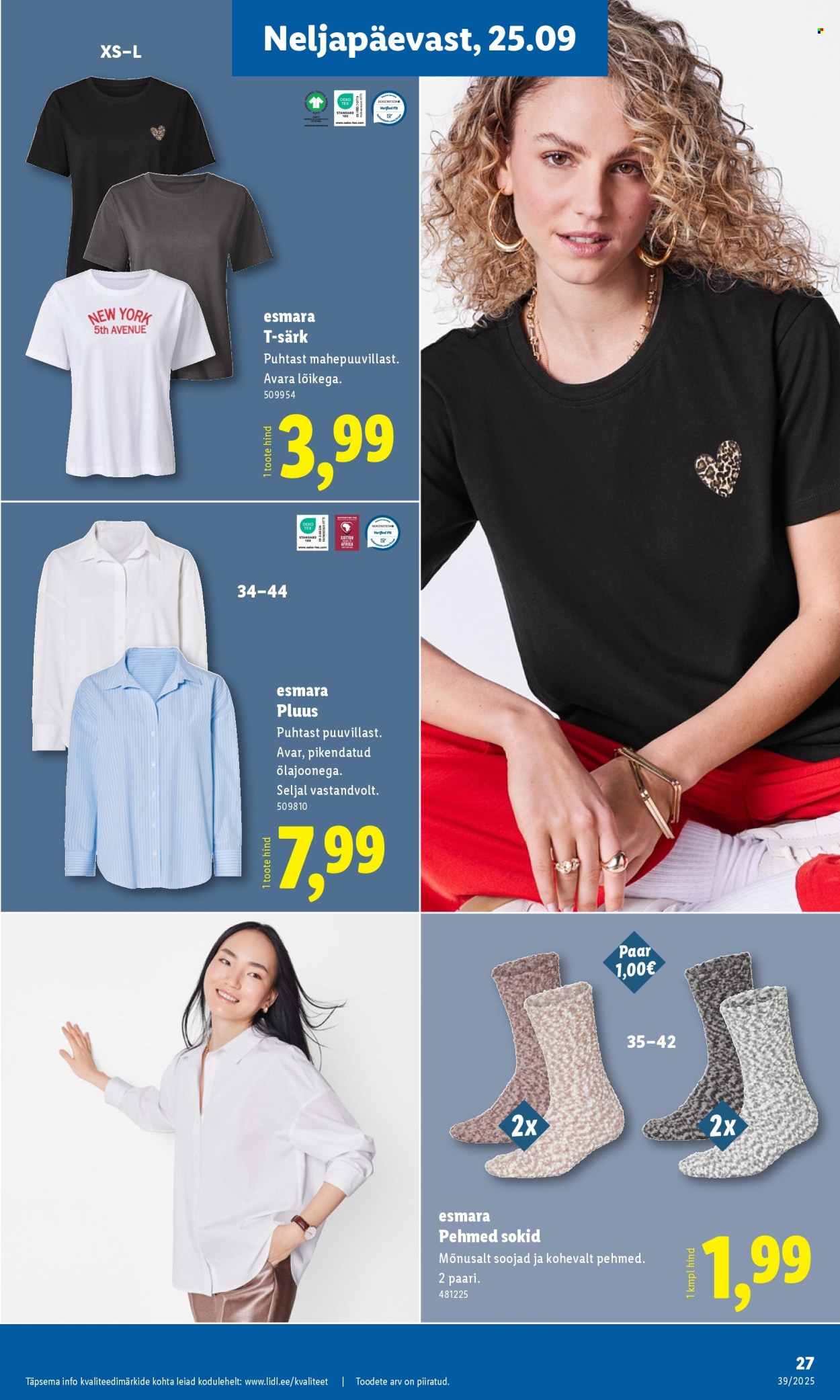 Lidl kliendileht - Tööstuskaupade pakkumised (22.09 - 28.09.2025)