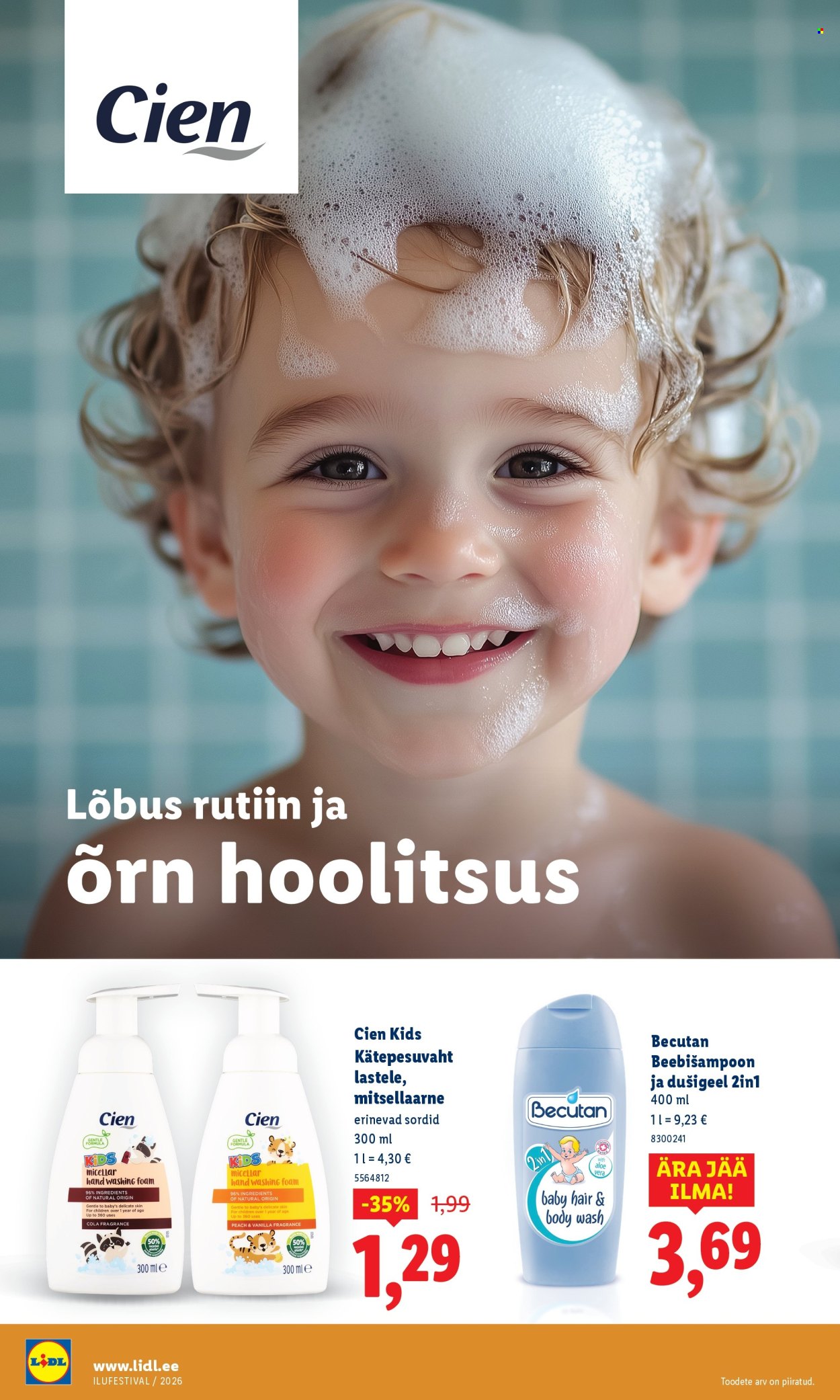 Lidl kliendileht - Ilufestival (12.02 - 25.02.2026)