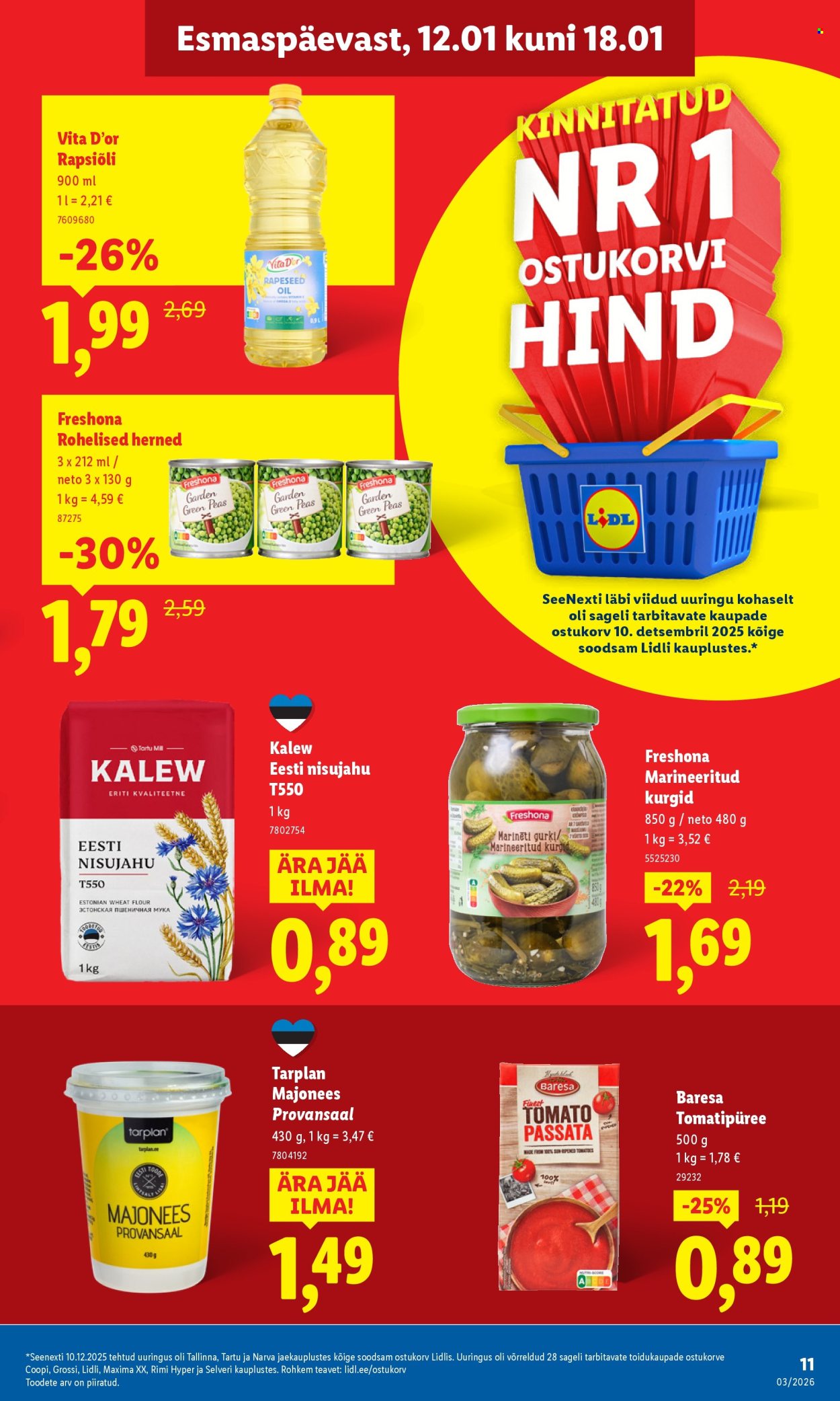 Lidl kliendileht - Kliendileht (12.01 - 18.01.2026)