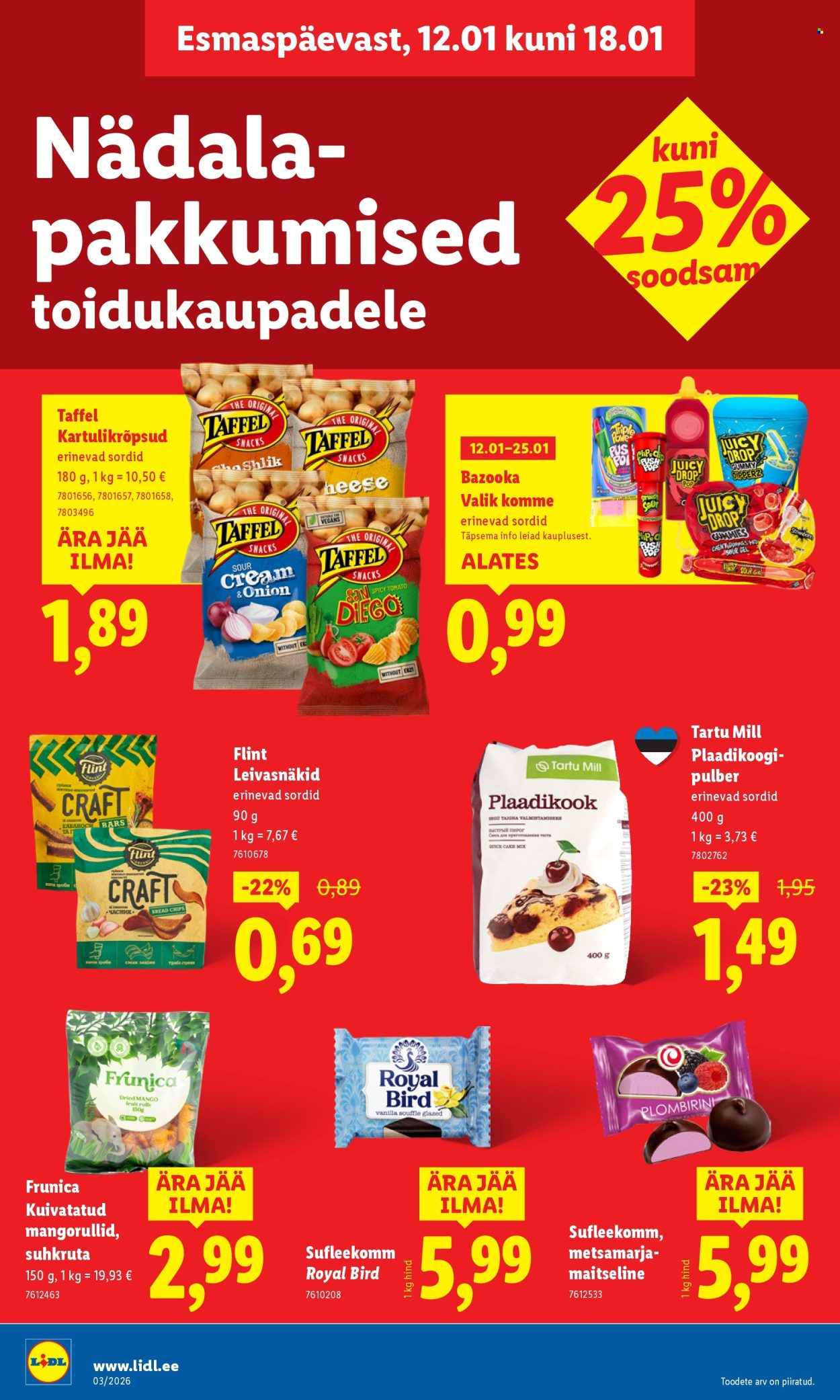 Lidl kliendileht - Kliendileht (12.01 - 18.01.2026)