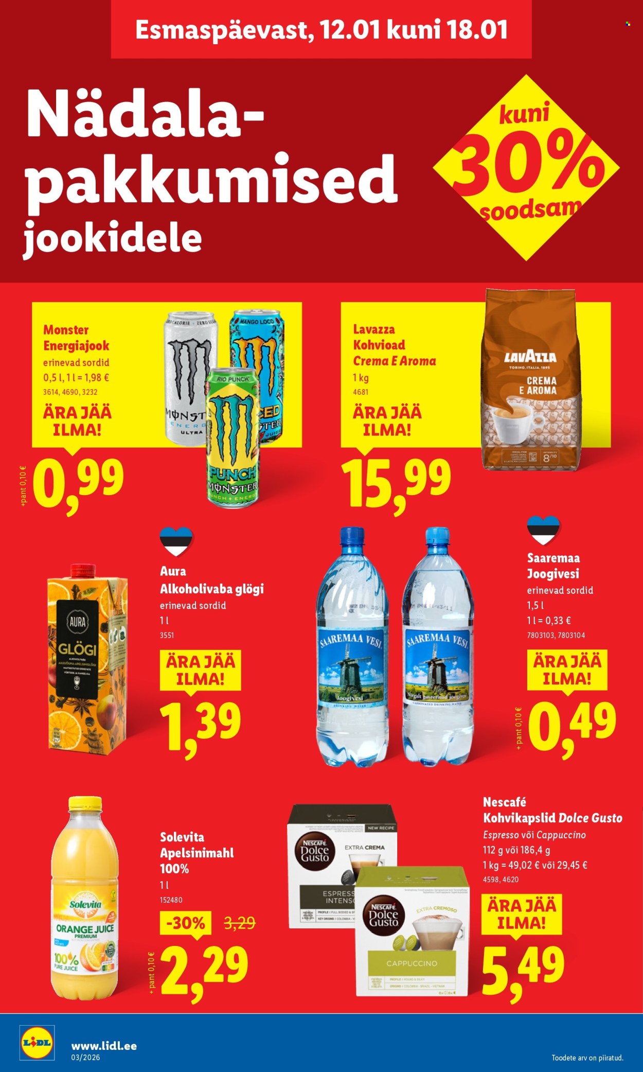 Lidl kliendileht - Kliendileht (12.01 - 18.01.2026)