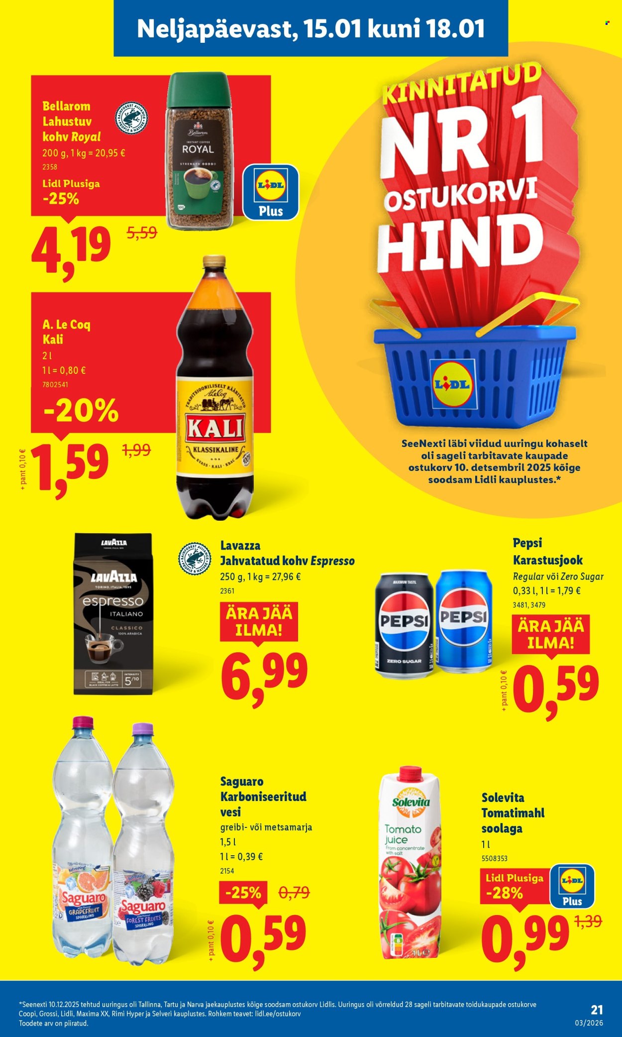 Lidl kliendileht - Kliendileht (12.01 - 18.01.2026)