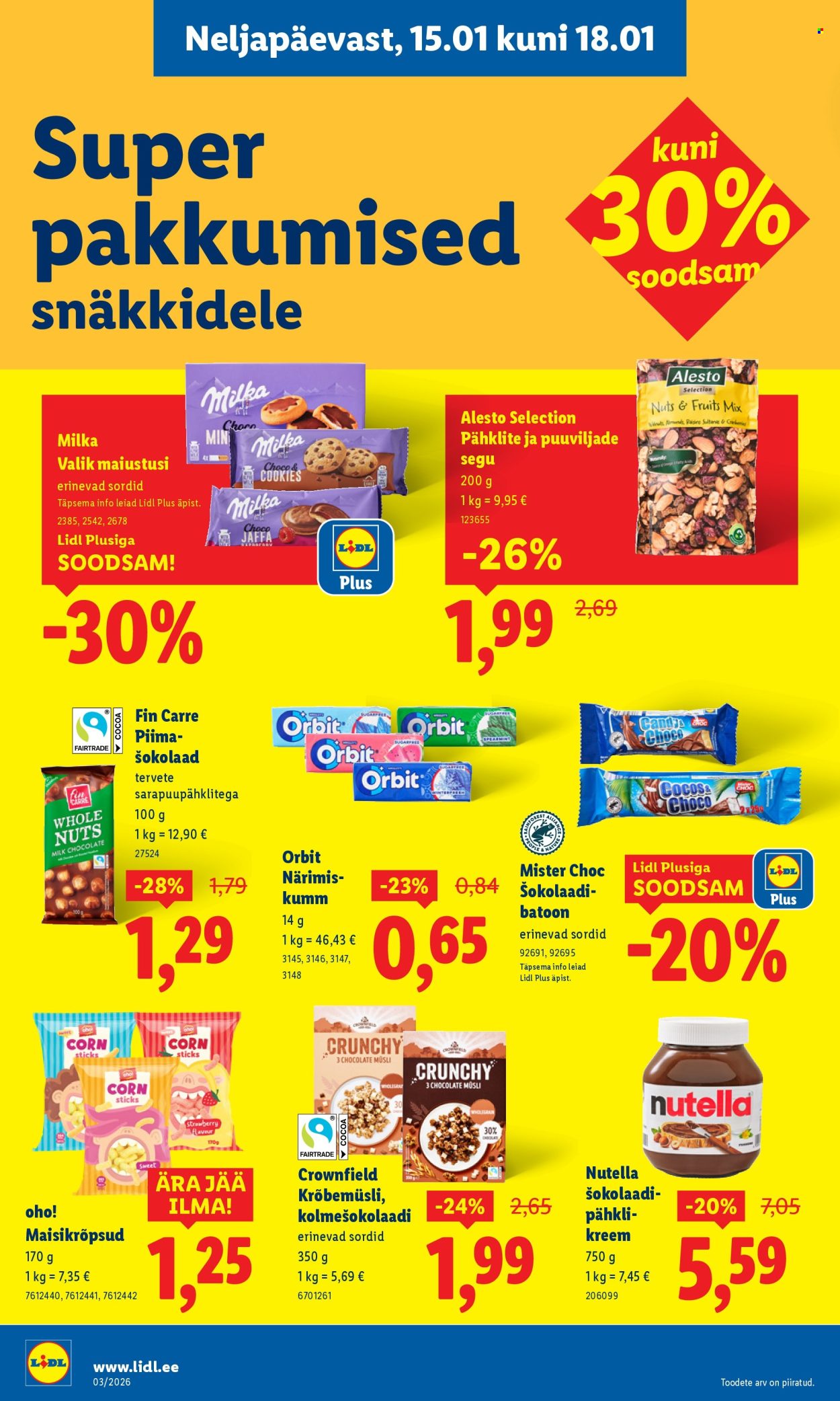 Lidl kliendileht - Kliendileht (12.01 - 18.01.2026)