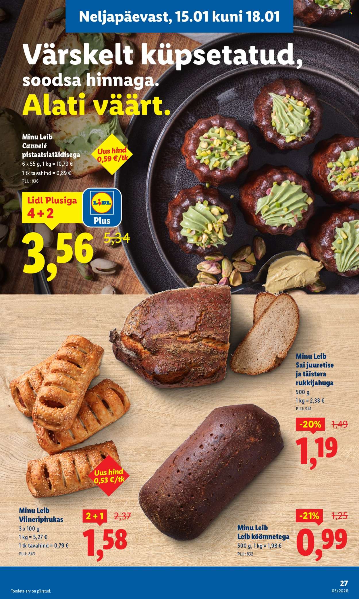 Lidl kliendileht - Kliendileht (12.01 - 18.01.2026)