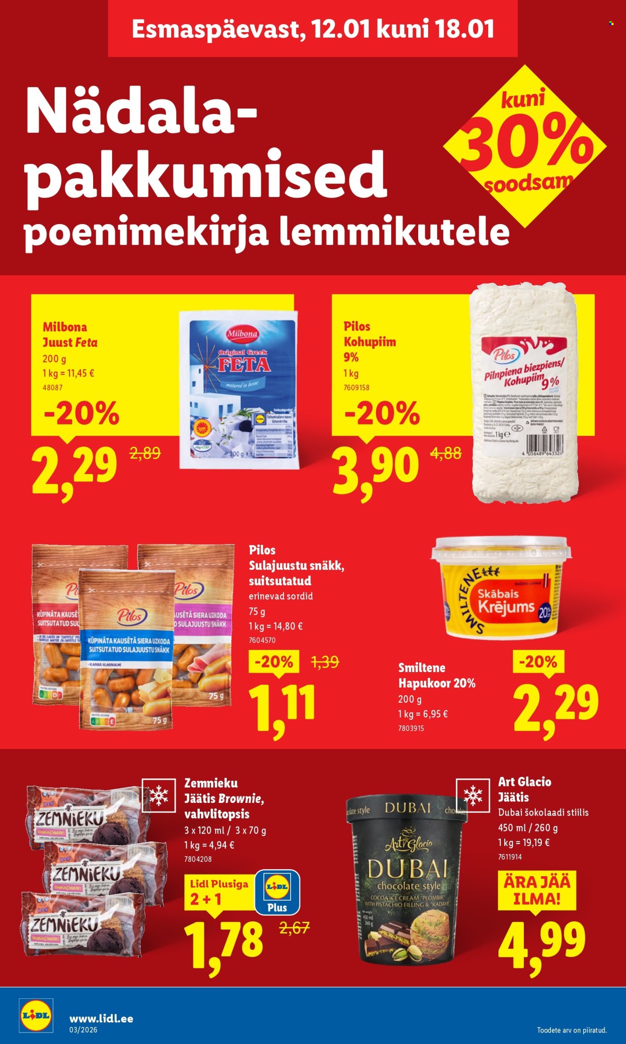 Lidl kliendileht - Kliendileht (12.01 - 18.01.2026)