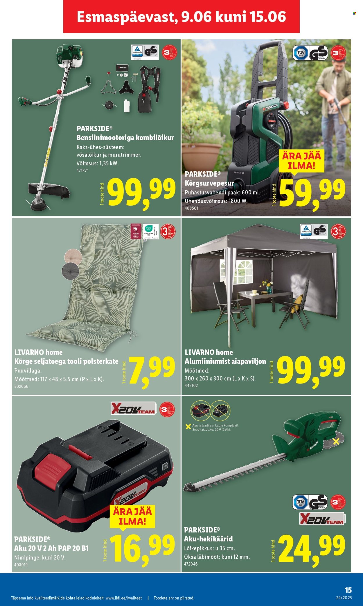 Lidl kliendileht - Tööstuskaupade pakkumised (9.06 - 15.06.2025)