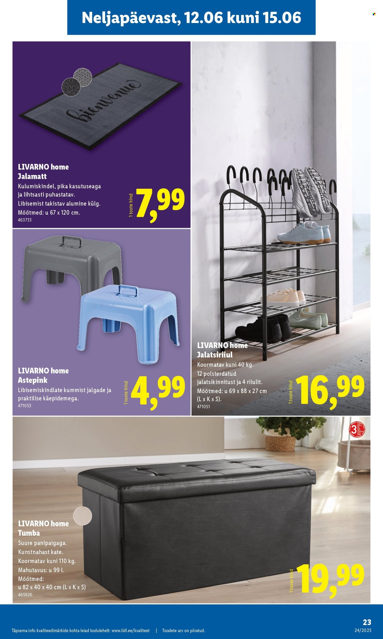 Lidl kliendileht - Tööstuskaupade pakkumised (9.06 - 15.06.2025)