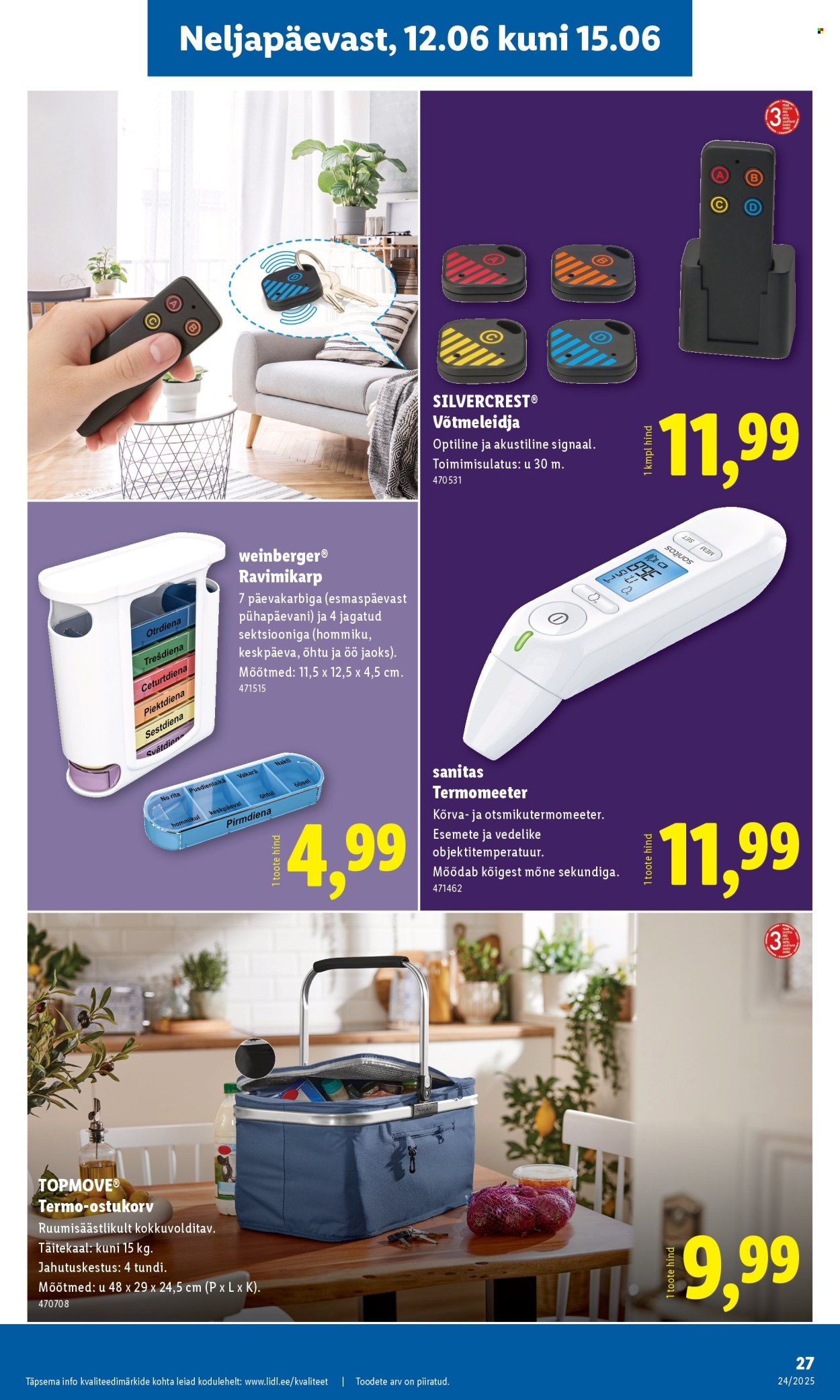 Lidl kliendileht - Tööstuskaupade pakkumised (9.06 - 15.06.2025)