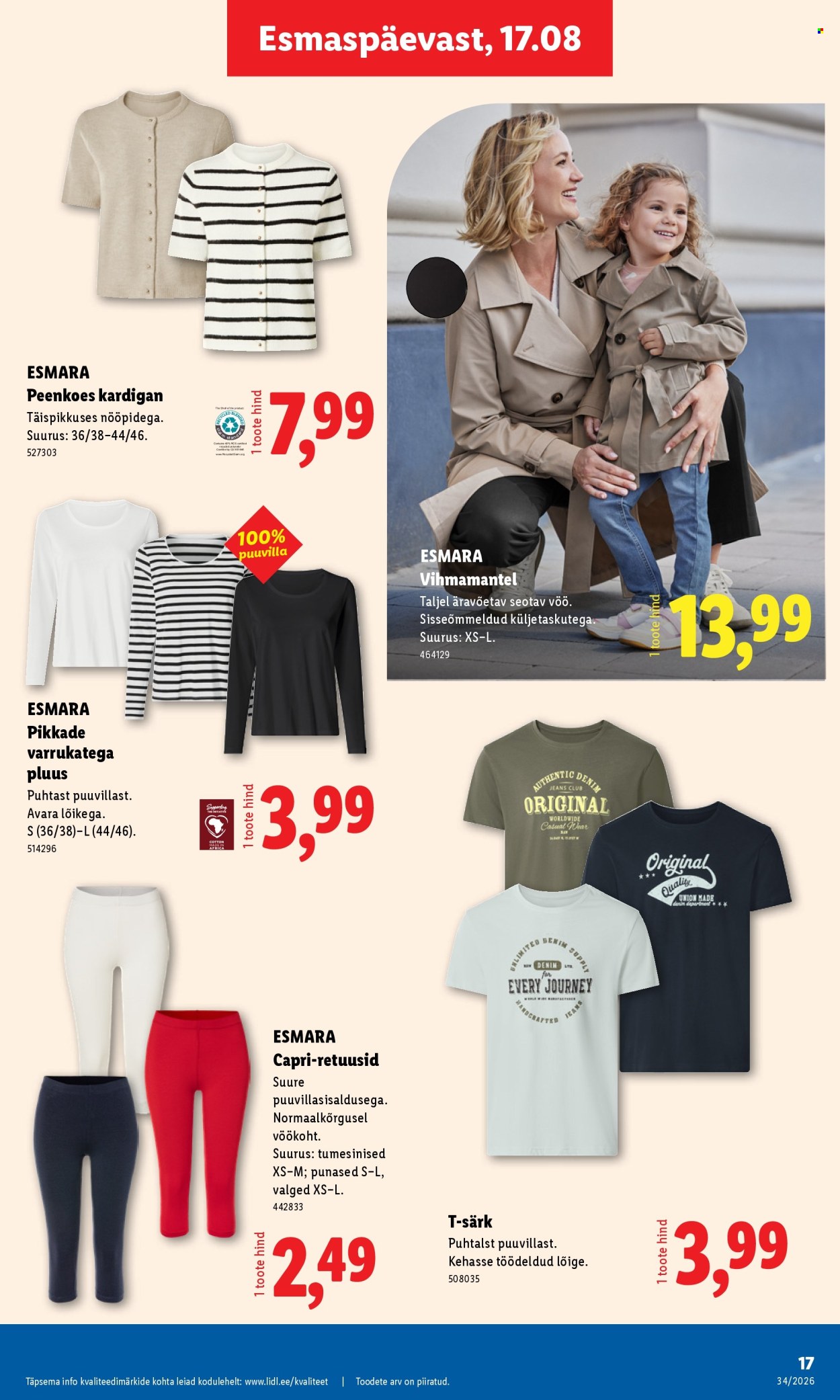 Lidl kliendileht (17.08 - 23.08.2026)