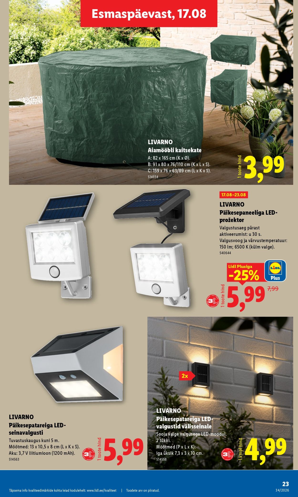 Lidl kliendileht (17.08 - 23.08.2026)