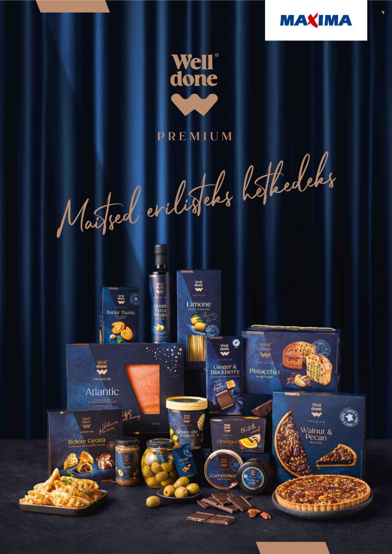 Maxima kliendileht - Well done Premium - maitsed erilisteks hetkedeks! (4.11.2025 - 12.01.2026)