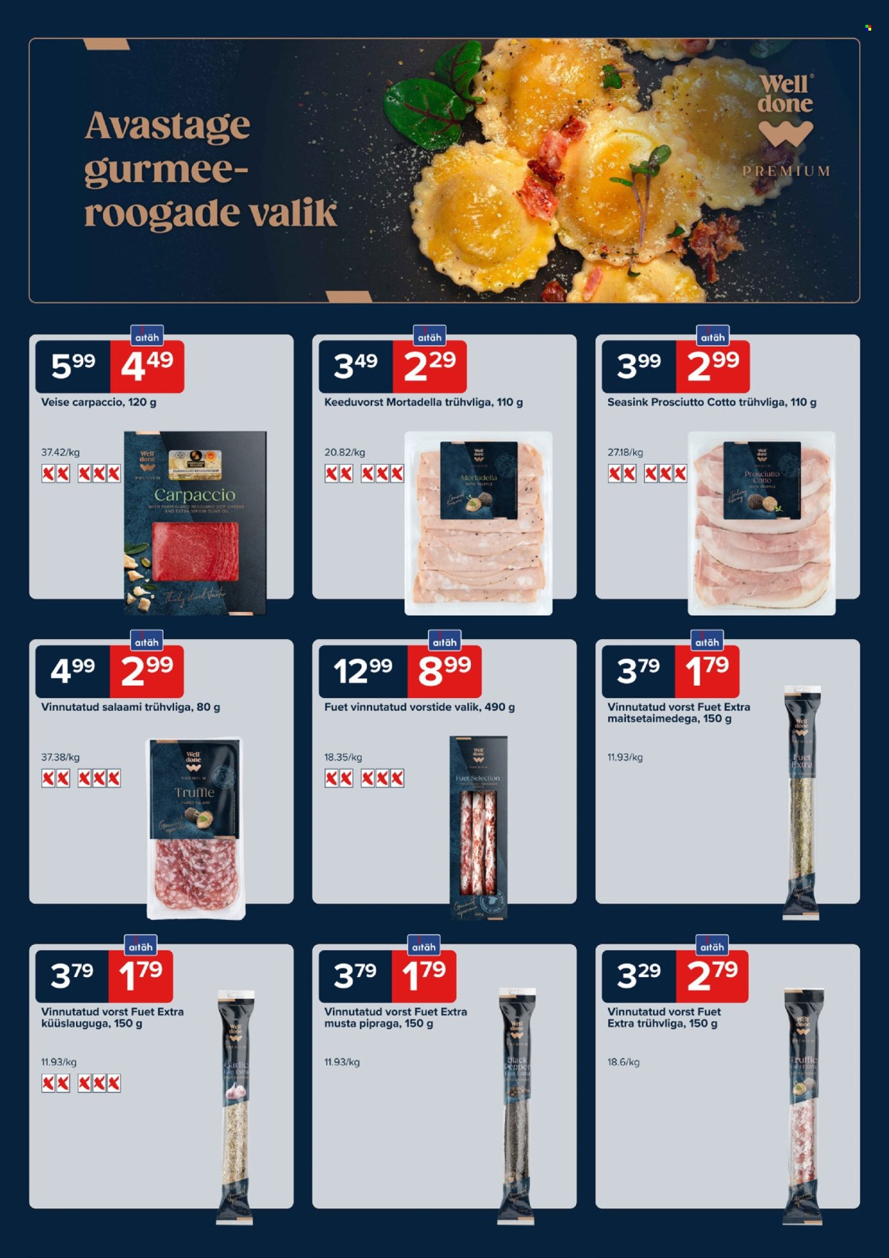 Maxima kliendileht - Well done Premium - maitsed erilisteks hetkedeks! (4.11.2025 - 12.01.2026)