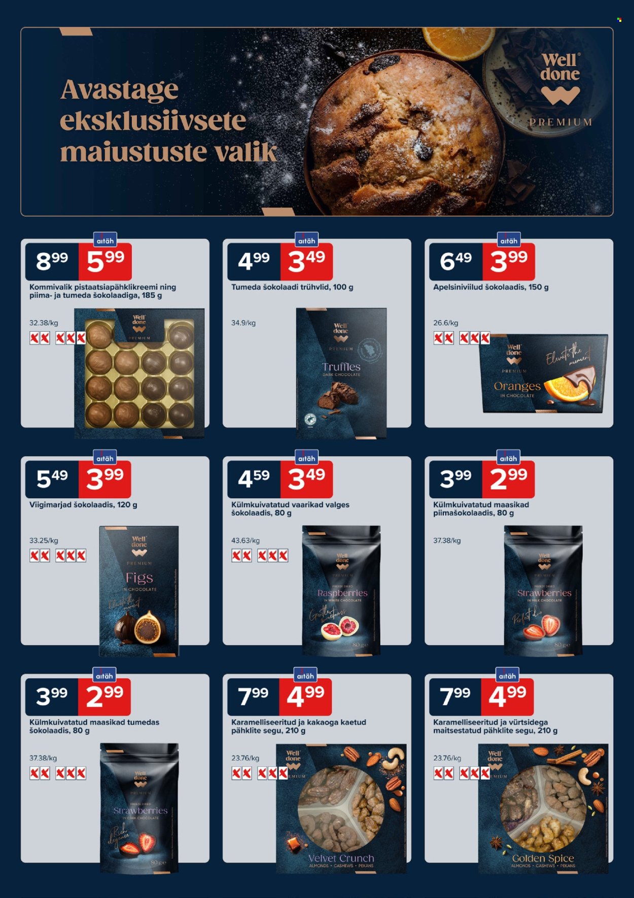 Maxima kliendileht - Well done Premium - maitsed erilisteks hetkedeks! (4.11.2025 - 12.01.2026)