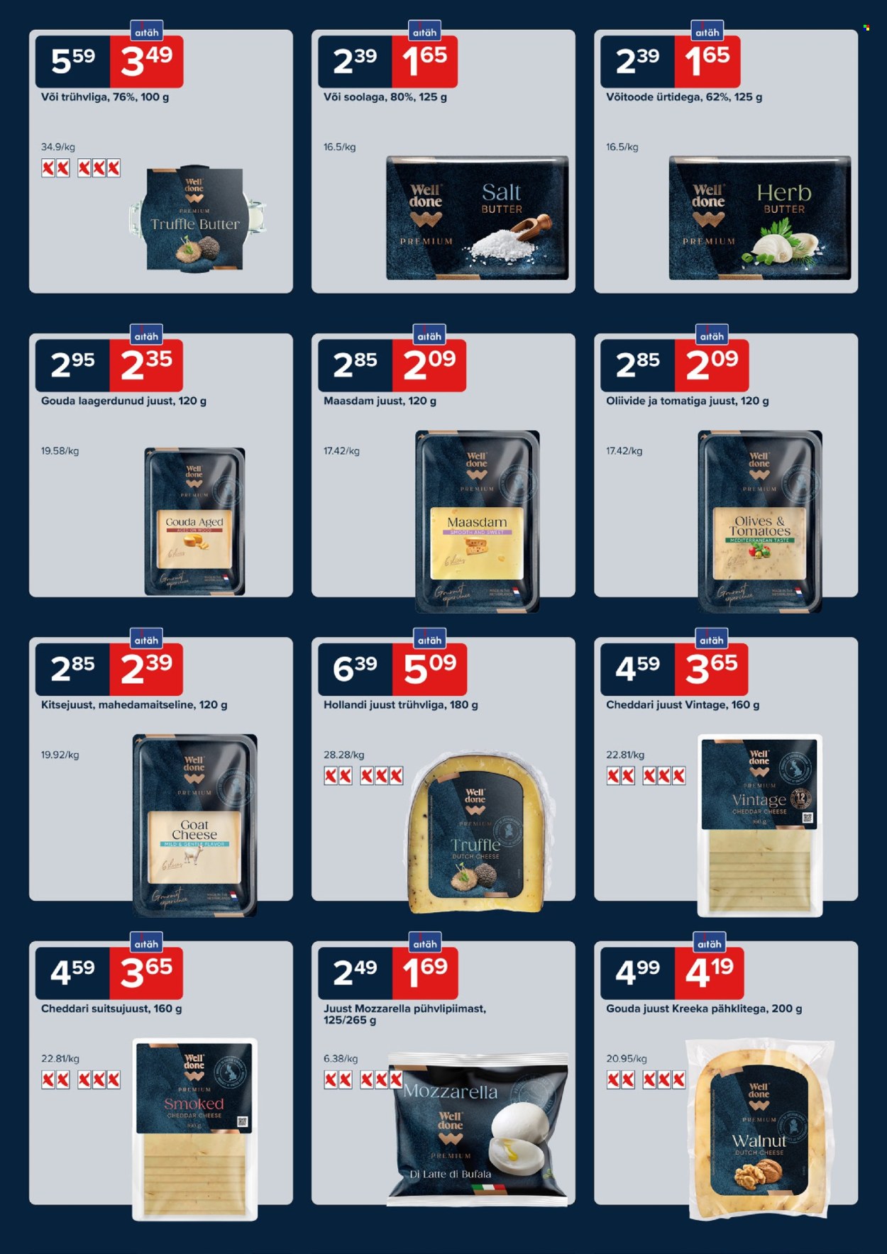 Maxima kliendileht - Well done Premium - maitsed erilisteks hetkedeks! (4.11.2025 - 12.01.2026)