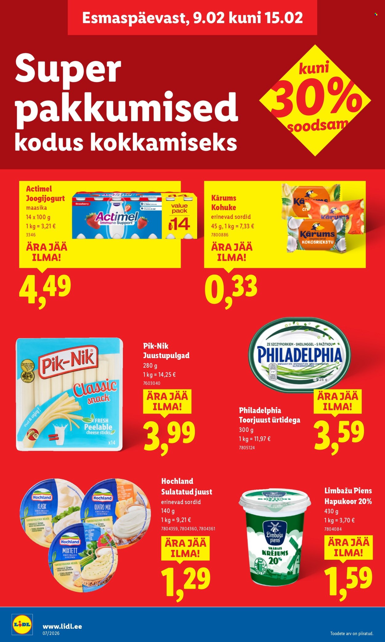 Lidl kliendileht - Kliendileht (9.02 - 15.02.2026)