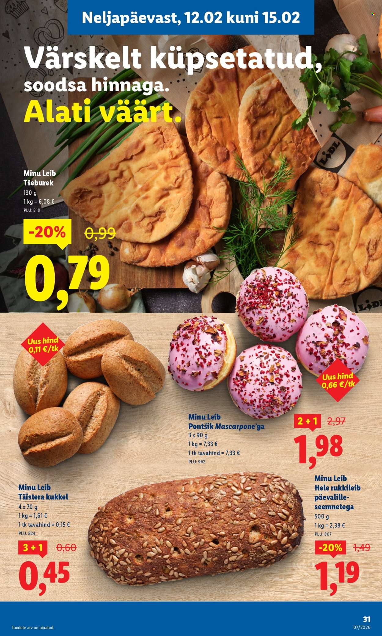Lidl kliendileht - Kliendileht (9.02 - 15.02.2026)