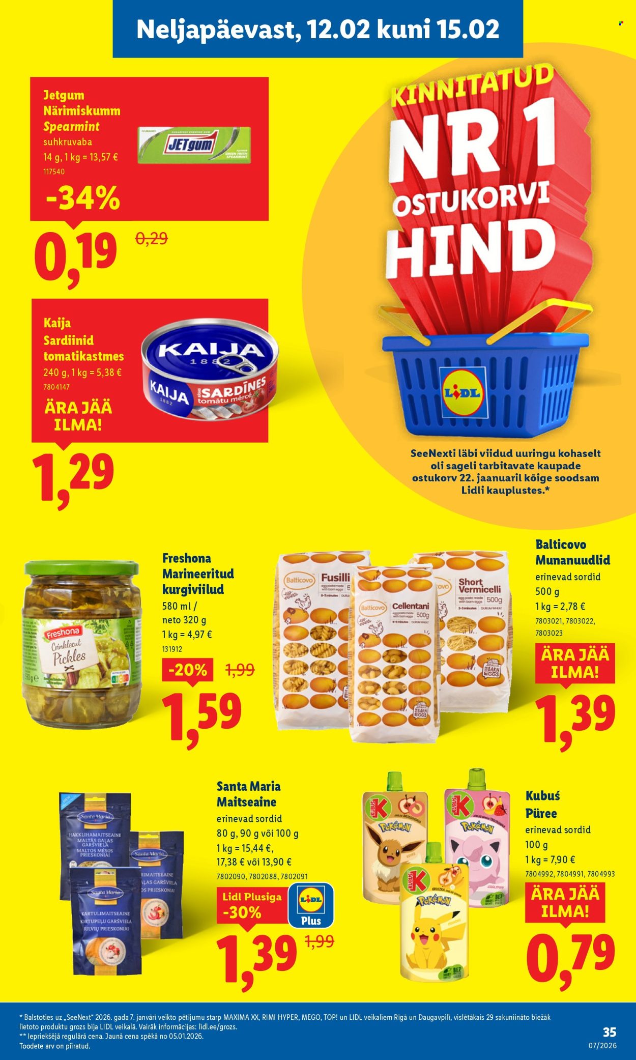 Lidl kliendileht - Kliendileht (9.02 - 15.02.2026)
