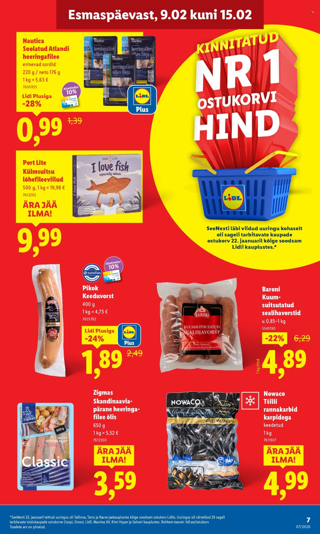 Lidl kliendileht - Kliendileht (9.02 - 15.02.2026)