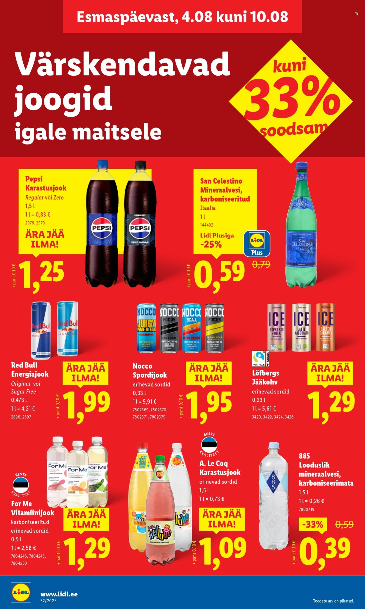 Lidl kliendileht - Kliendileht (4.08 - 10.08.2025)