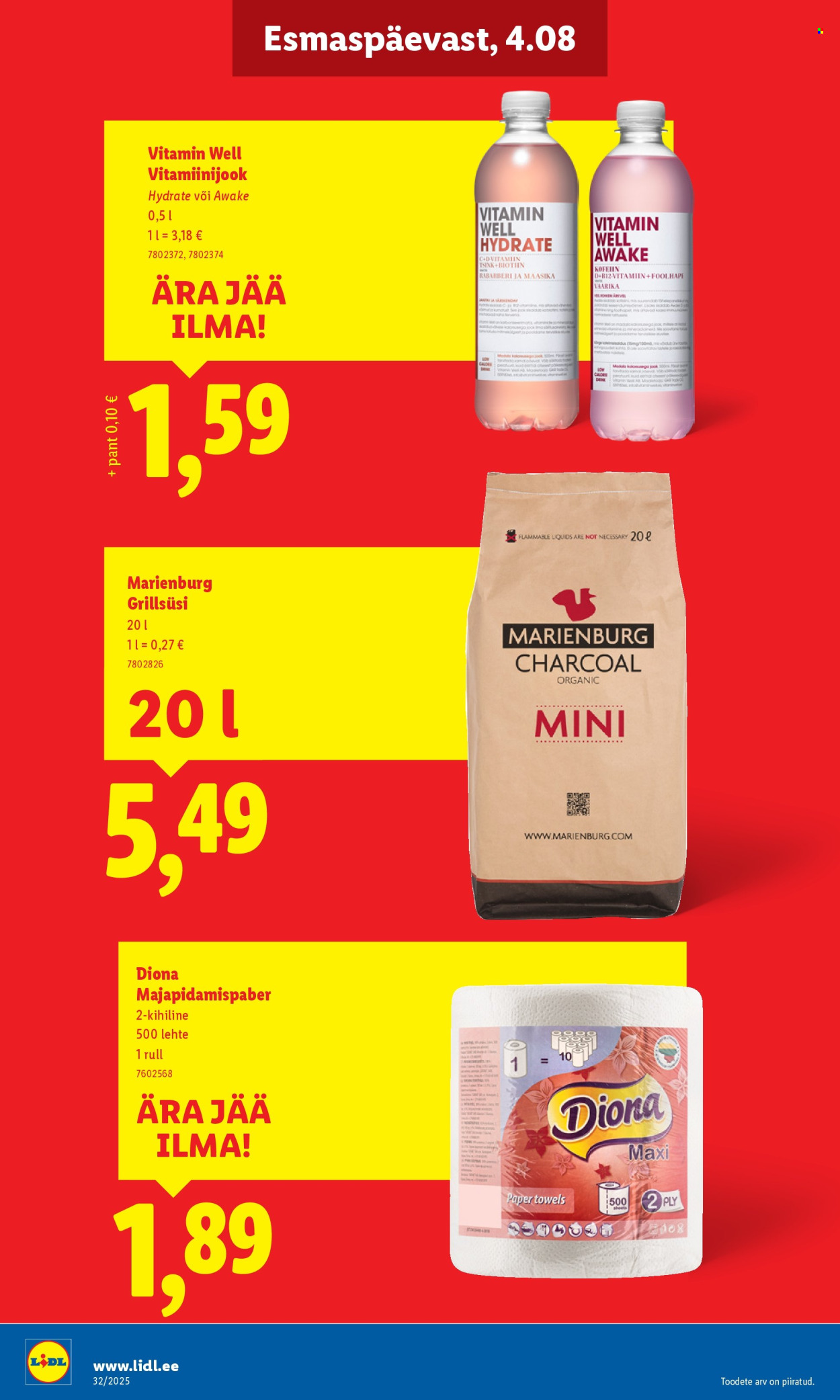 Lidl kliendileht - Kliendileht (4.08 - 10.08.2025)