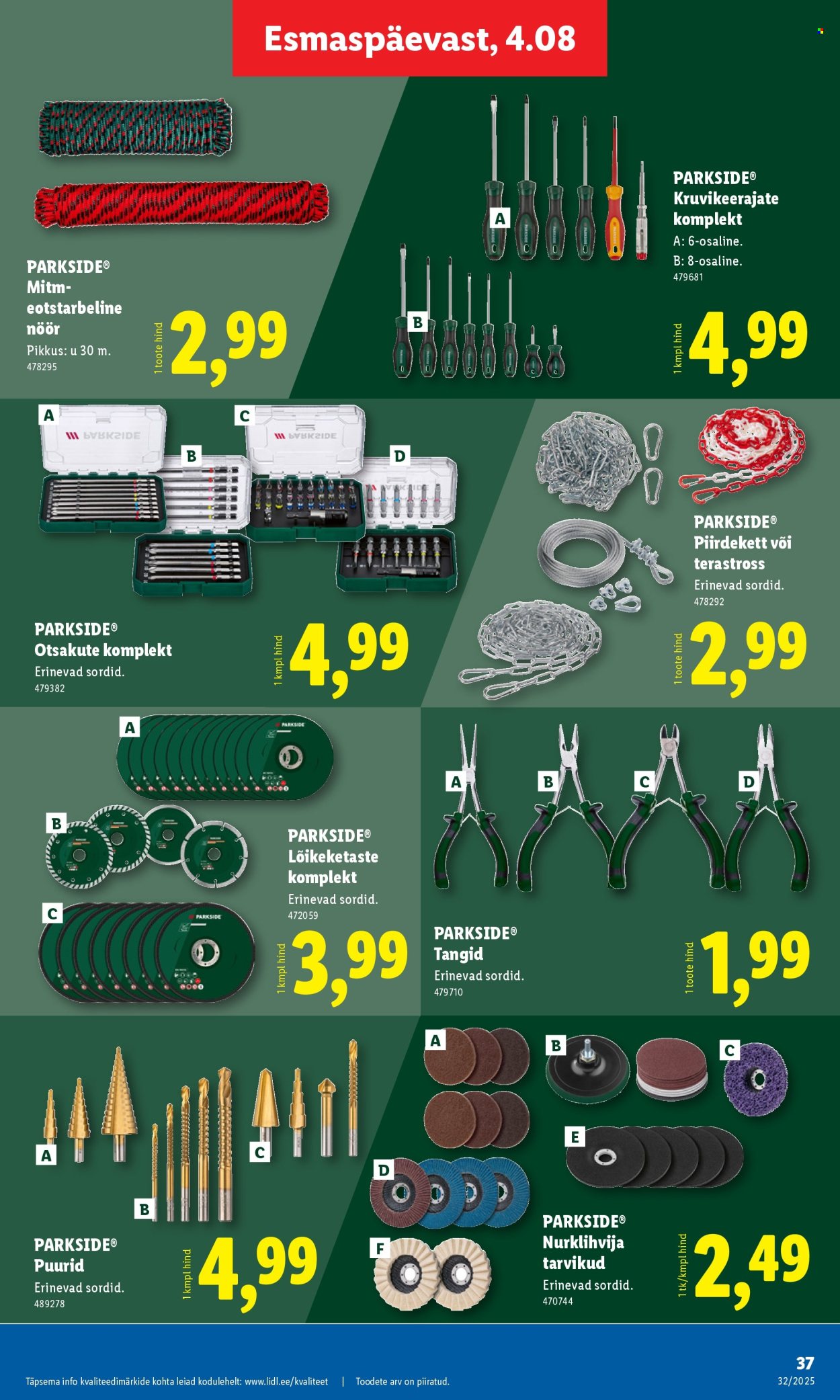 Lidl kliendileht - Kliendileht (4.08 - 10.08.2025)
