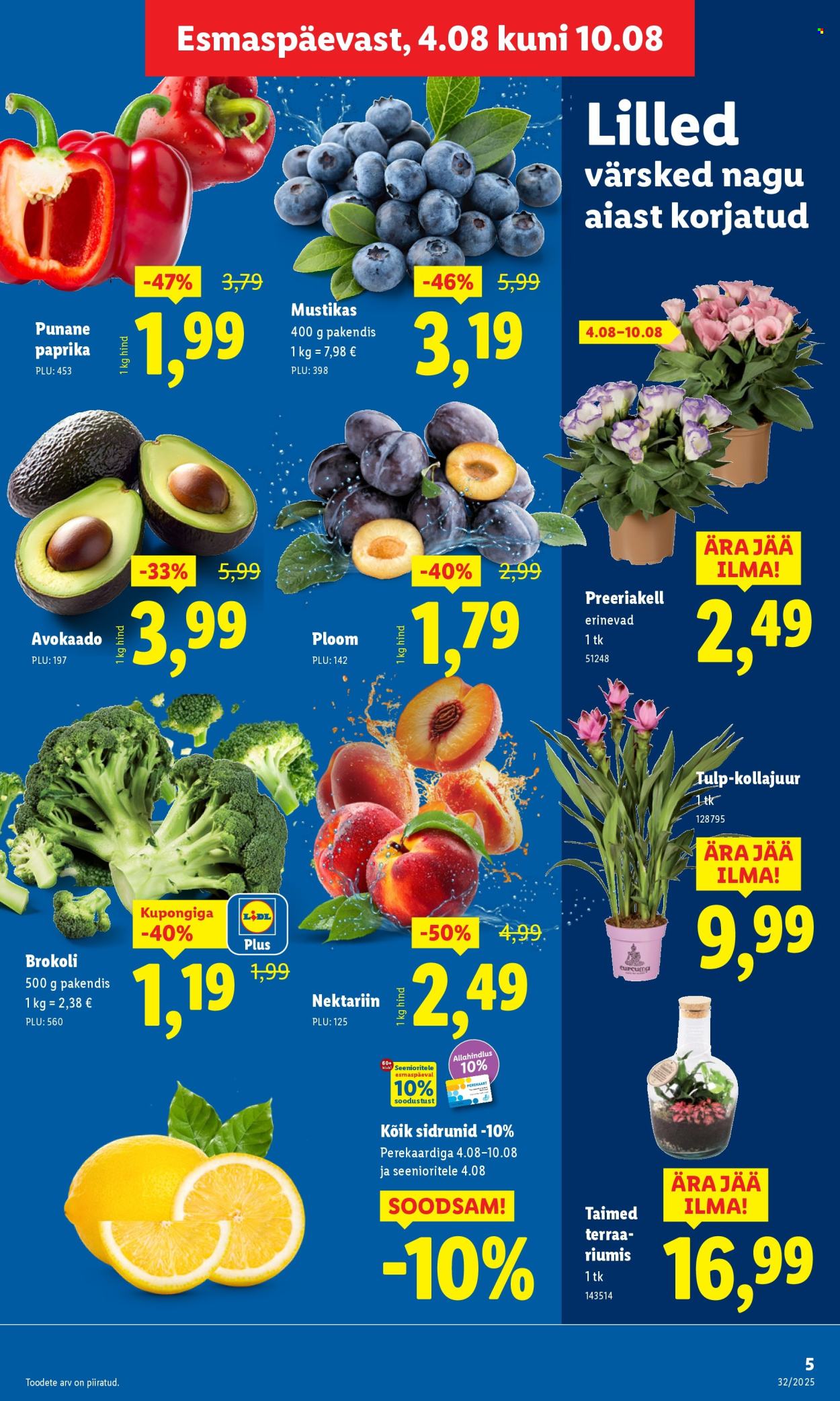Lidl kliendileht - Kliendileht (4.08 - 10.08.2025)