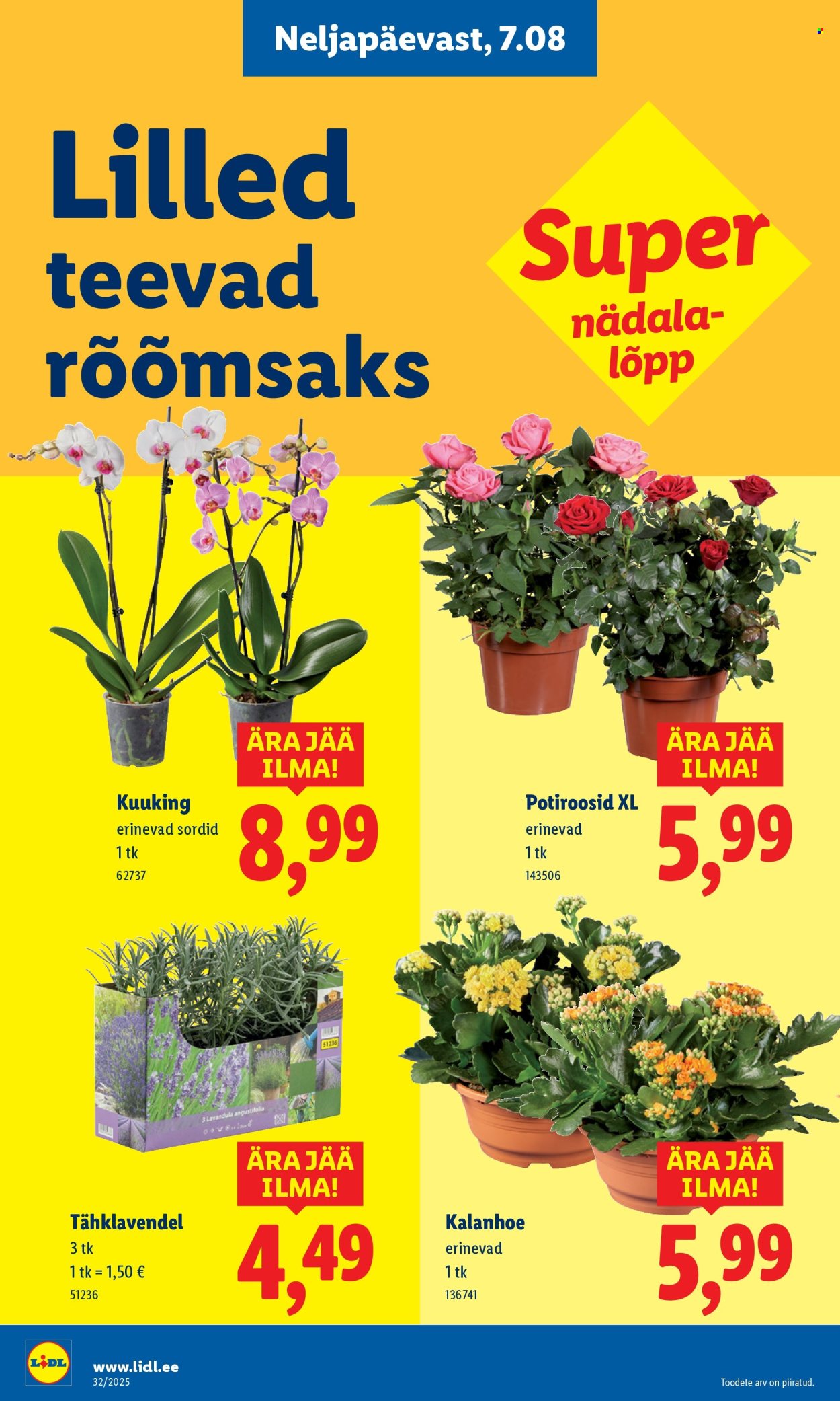 Lidl kliendileht - Kliendileht (4.08 - 10.08.2025)