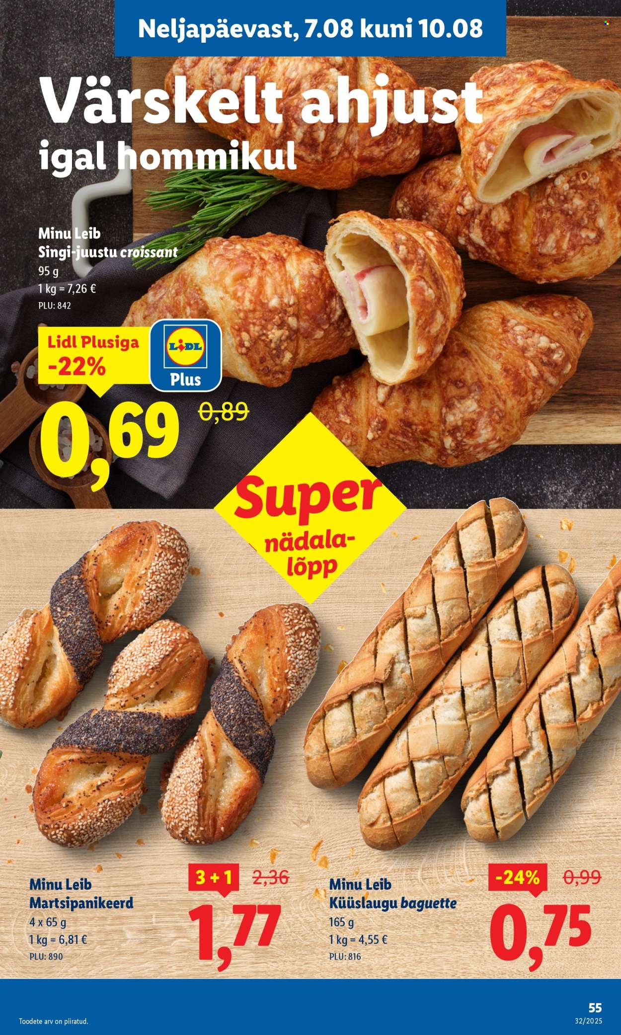 Lidl kliendileht - Kliendileht (4.08 - 10.08.2025)