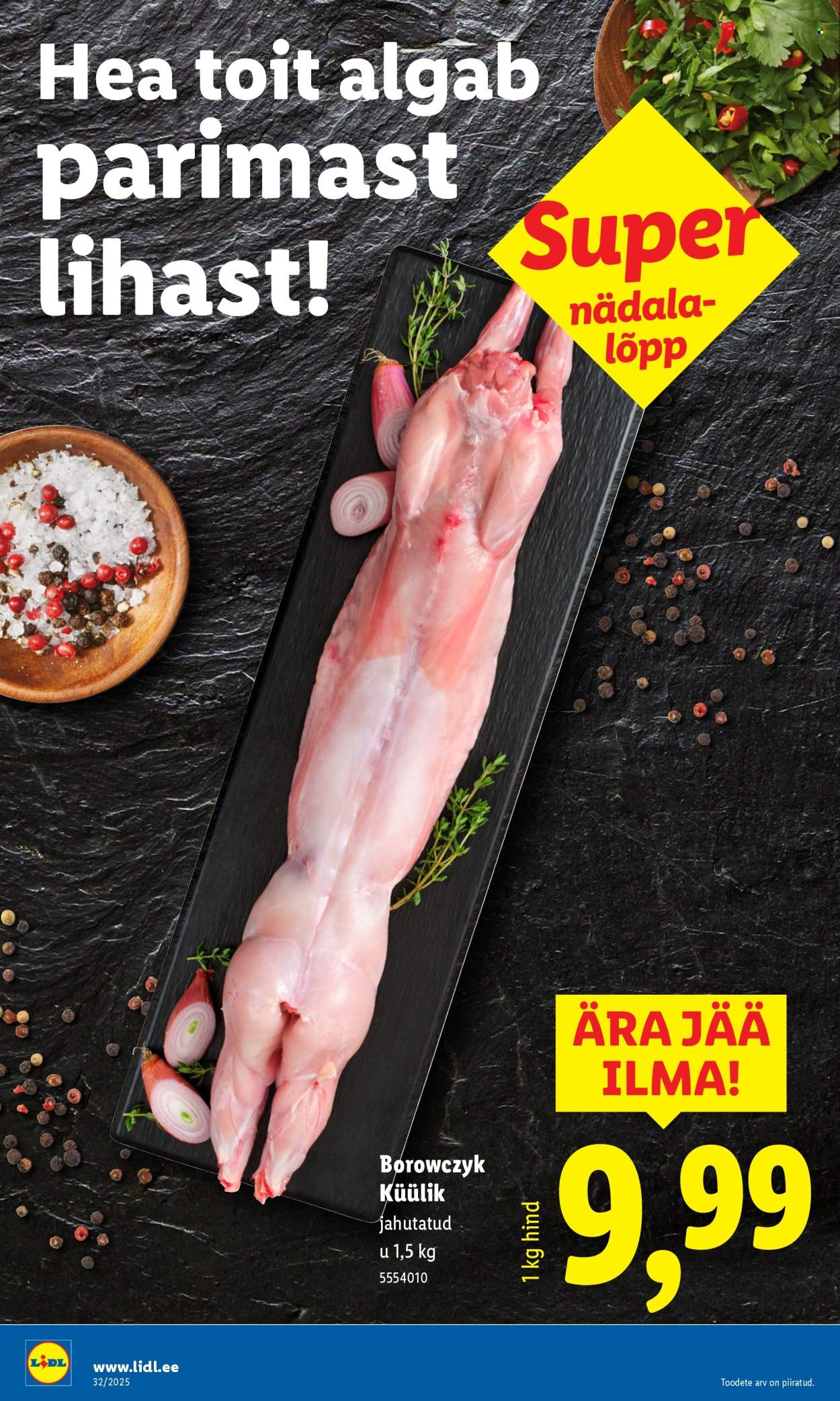Lidl kliendileht - Kliendileht (4.08 - 10.08.2025)