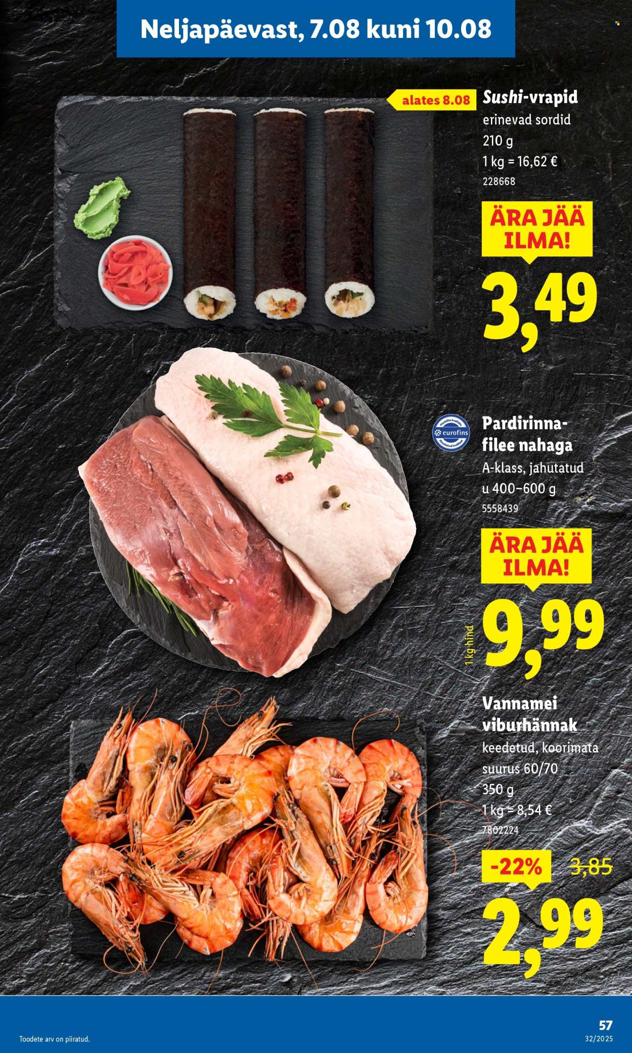 Lidl kliendileht - Kliendileht (4.08 - 10.08.2025)