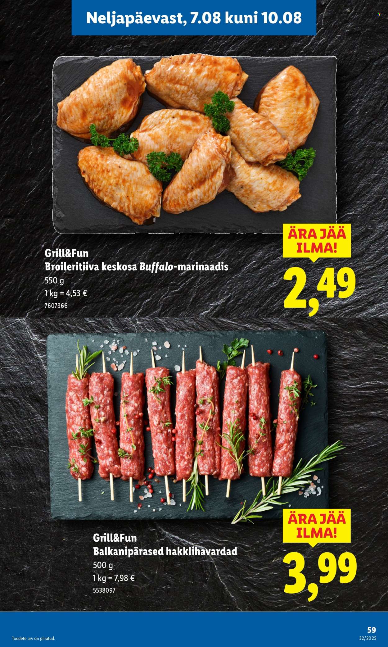 Lidl kliendileht - Kliendileht (4.08 - 10.08.2025)