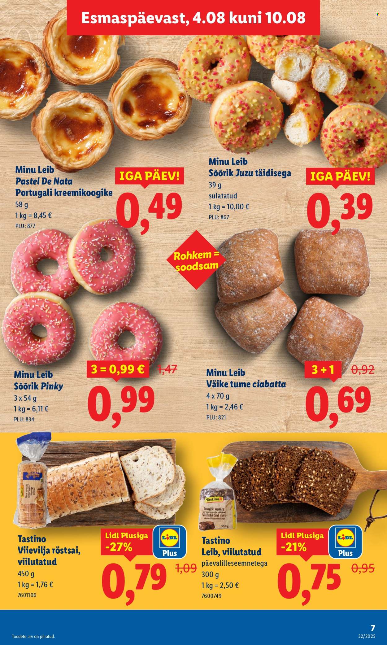 Lidl kliendileht - Kliendileht (4.08 - 10.08.2025)