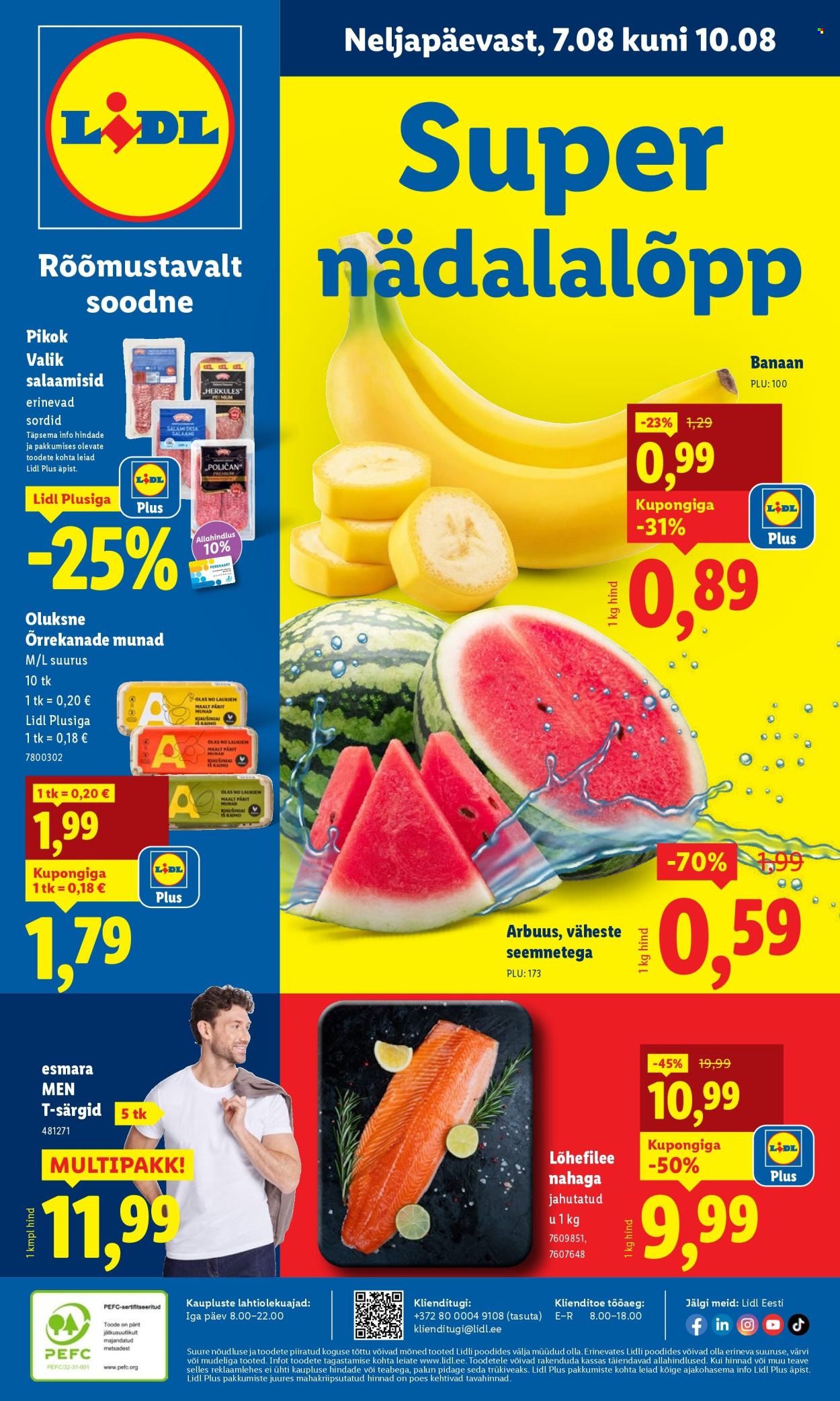 Lidl kliendileht - Kliendileht (4.08 - 10.08.2025)
